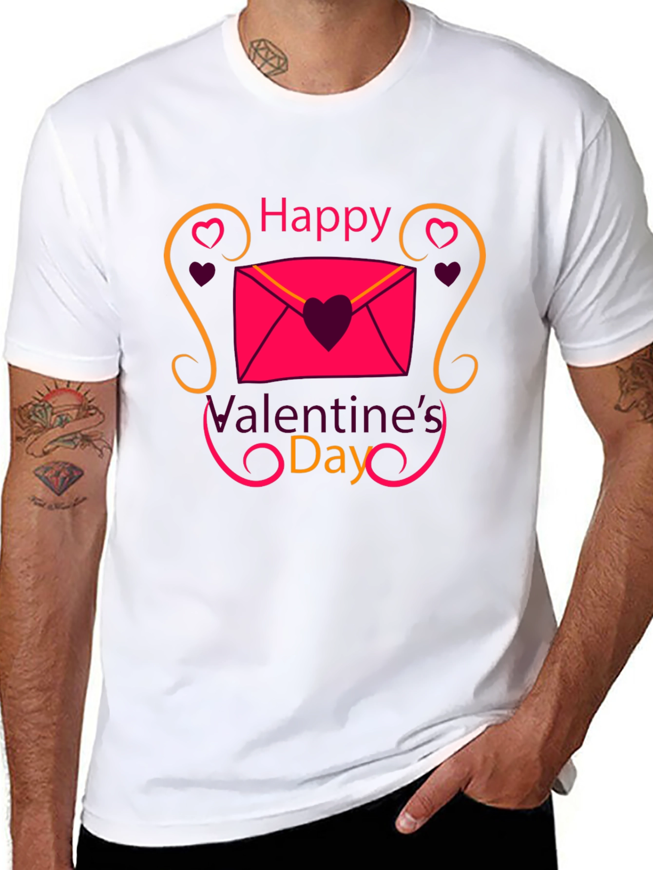 Happy Valentines Day Graphic Tee Shirt