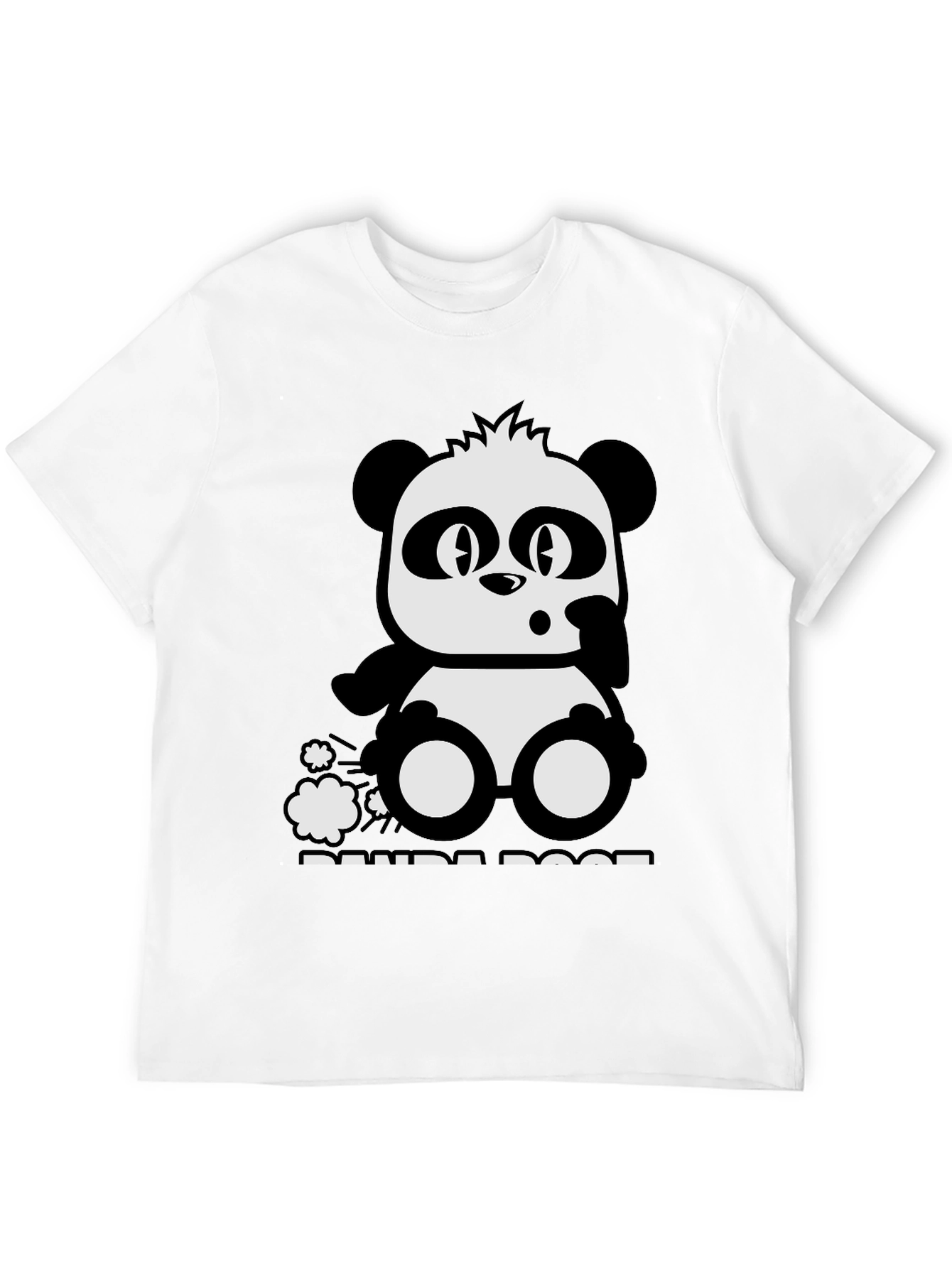 Panda Poof Black Graphic Tee
