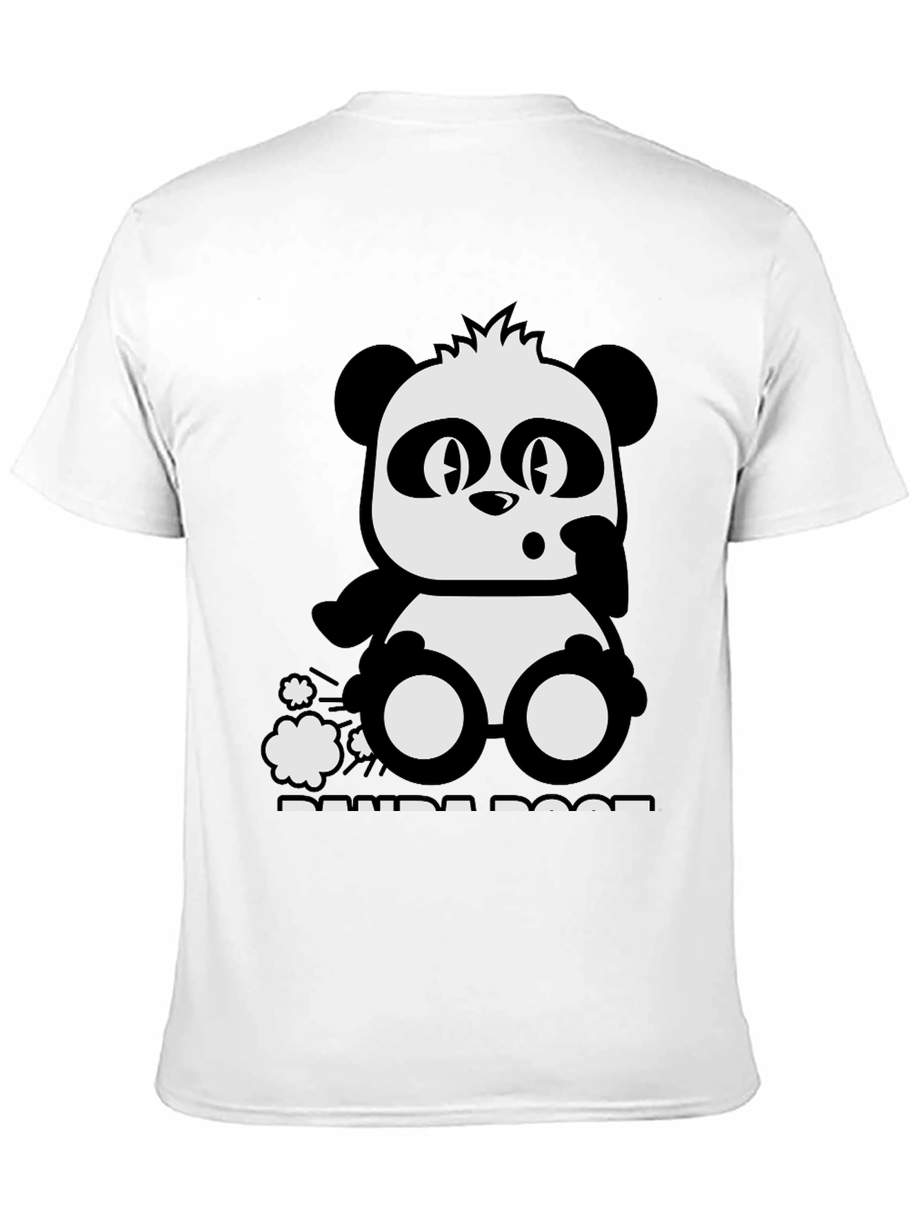 Panda Poof Black Graphic Tee