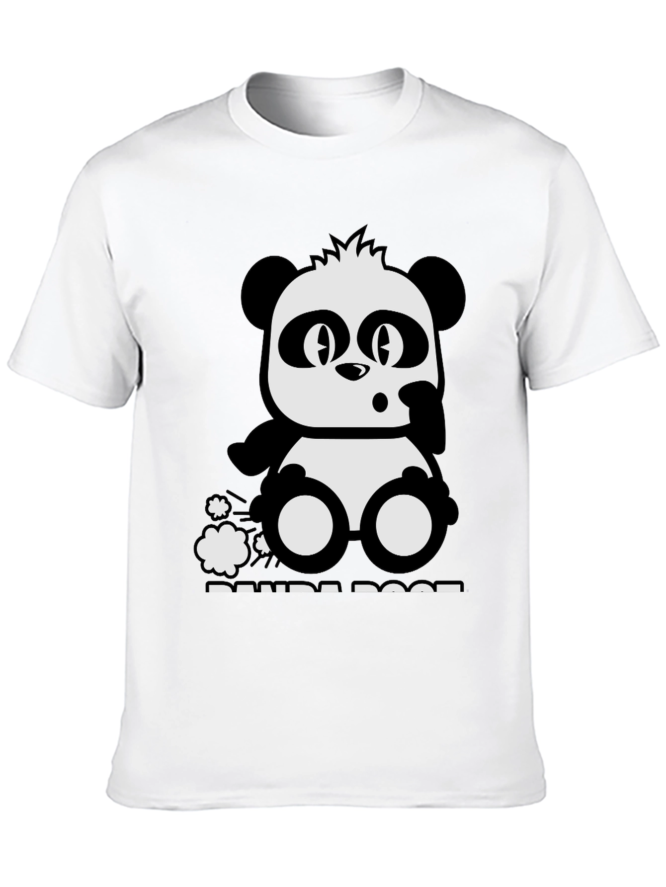 Panda Poof Black Graphic Tee