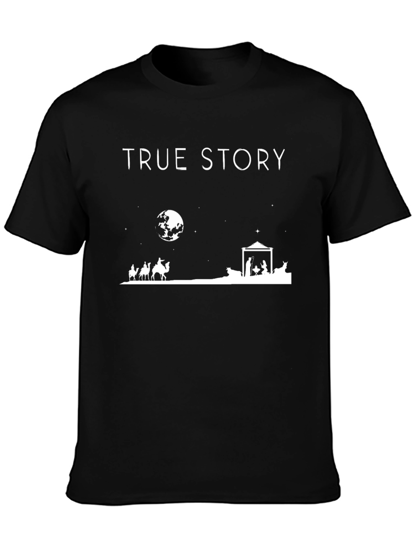 True Story Nativity Scene Graphic Tee
