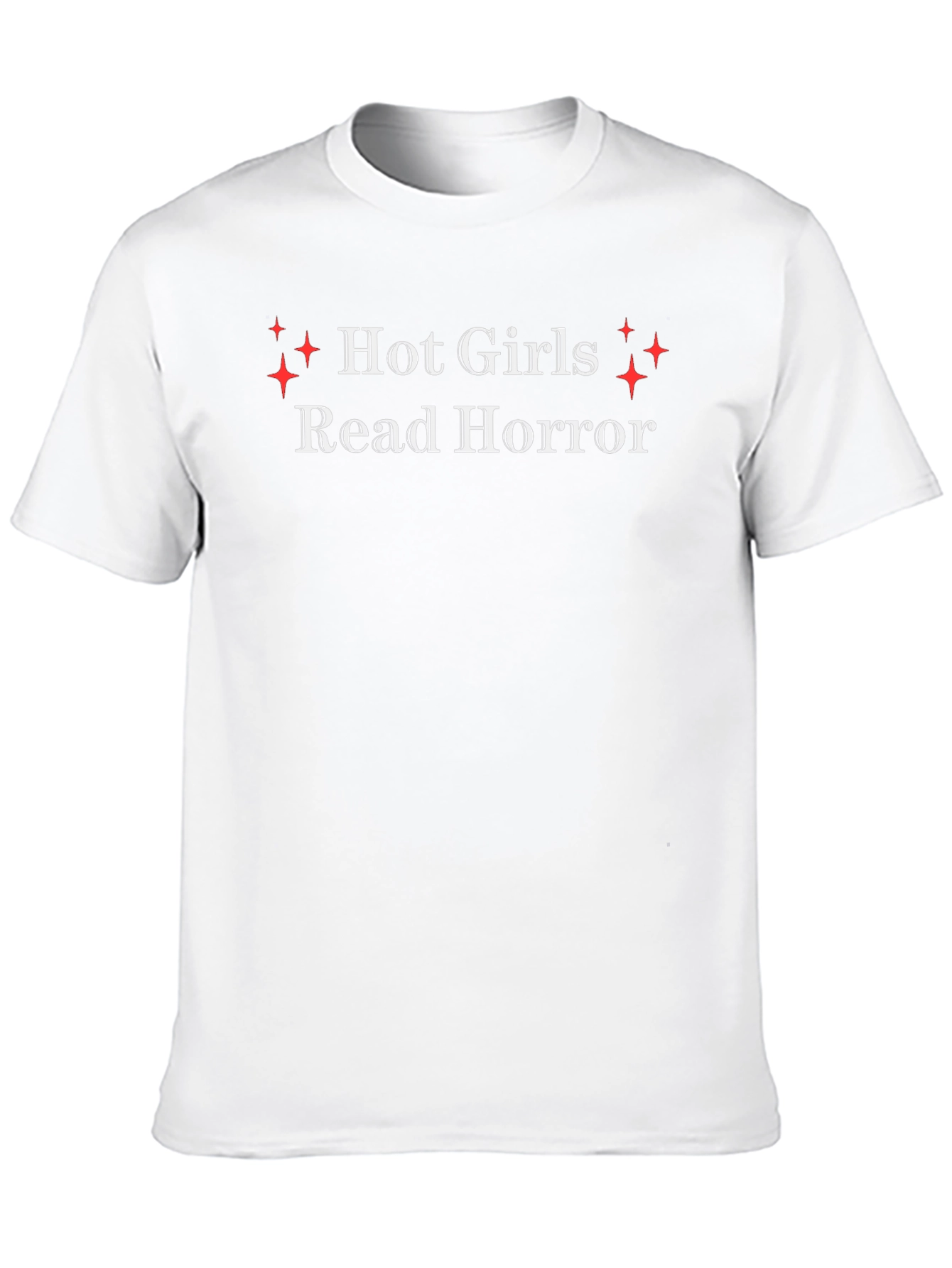 Hot Girls Read Horror T-Shirt
