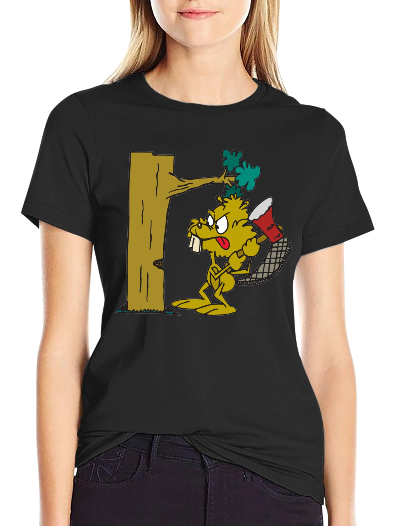 Beaver Lumberjack Graphic Tee