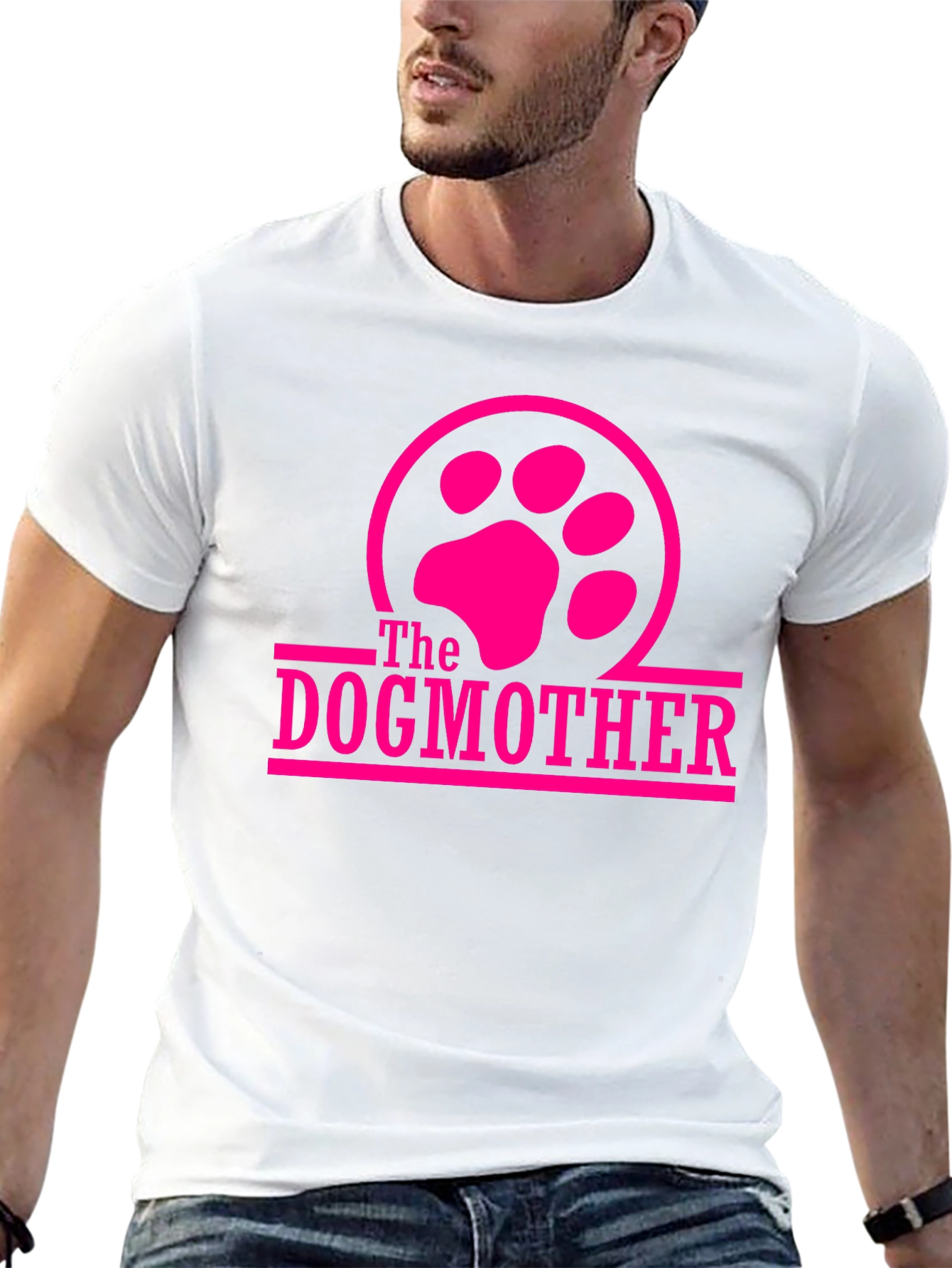 Dogmother T-Shirt - Paw Print Design