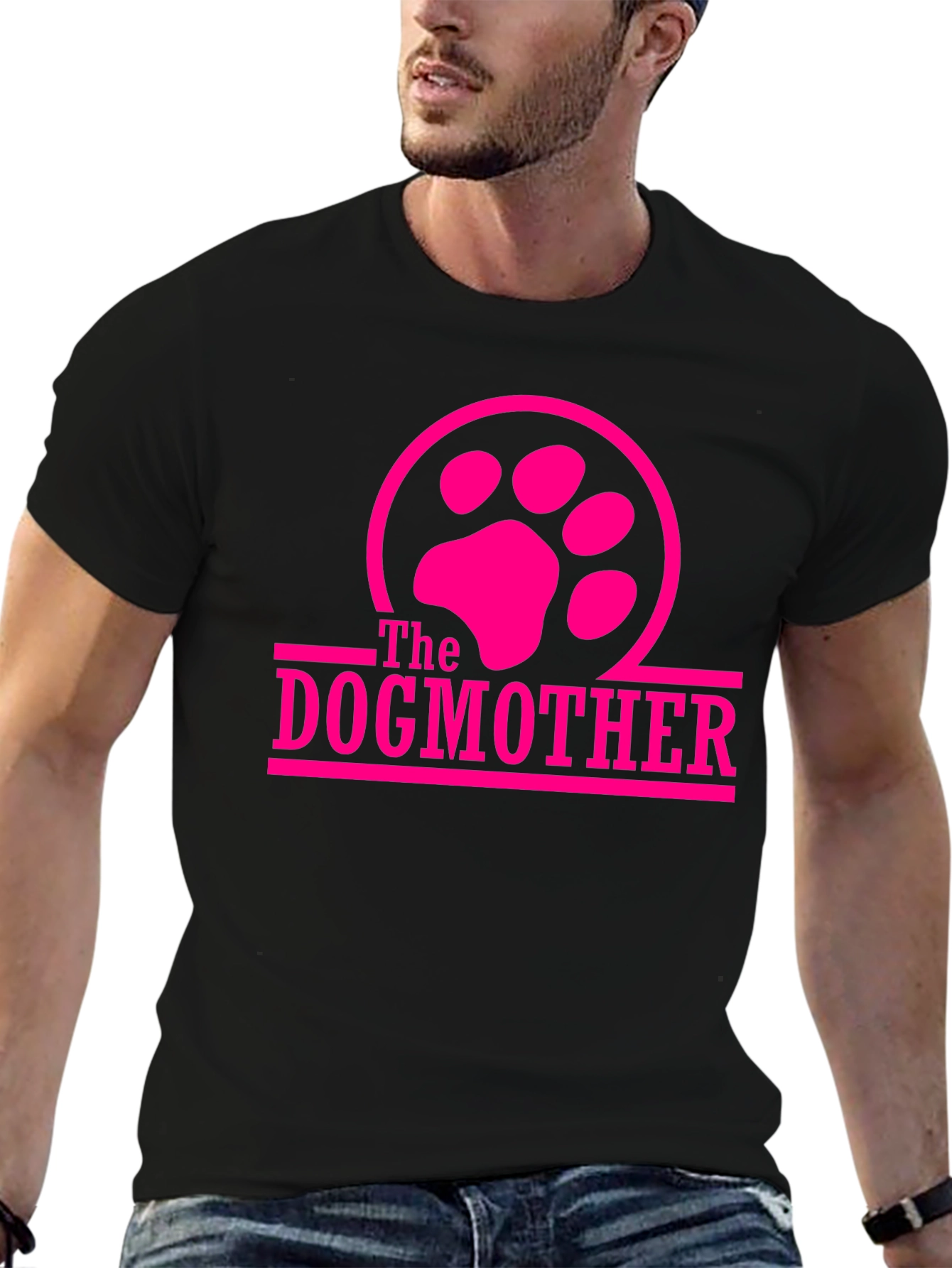 Dogmother T-Shirt - Paw Print Design
