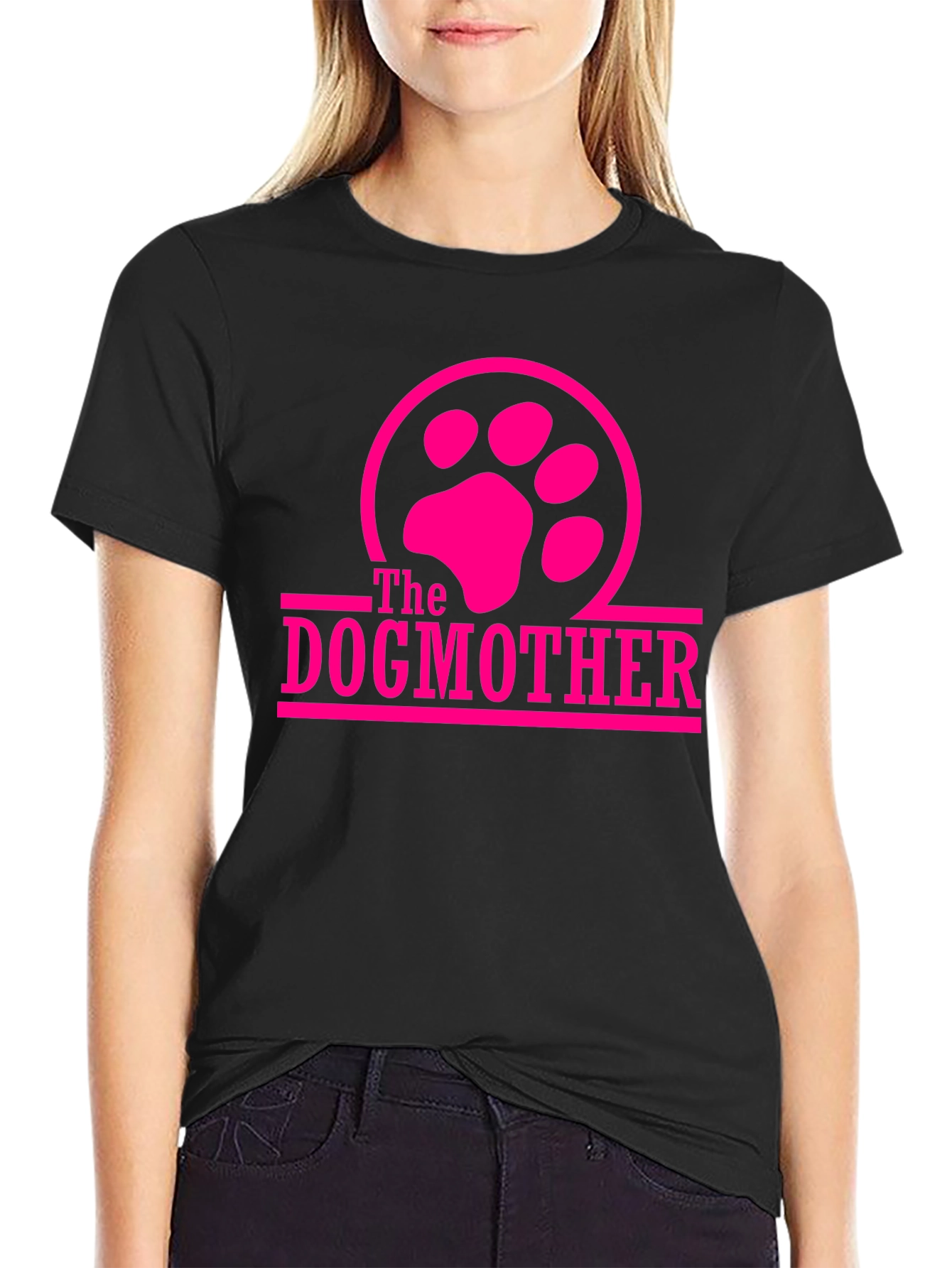 Dogmother T-Shirt - Paw Print Design