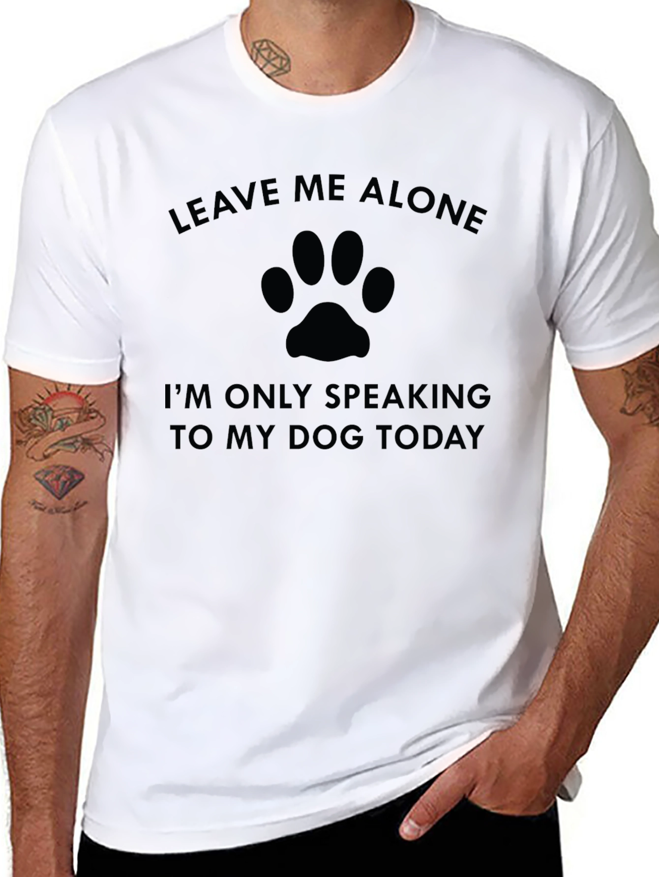 Leave Me Alone Dog Lover T-Shirt