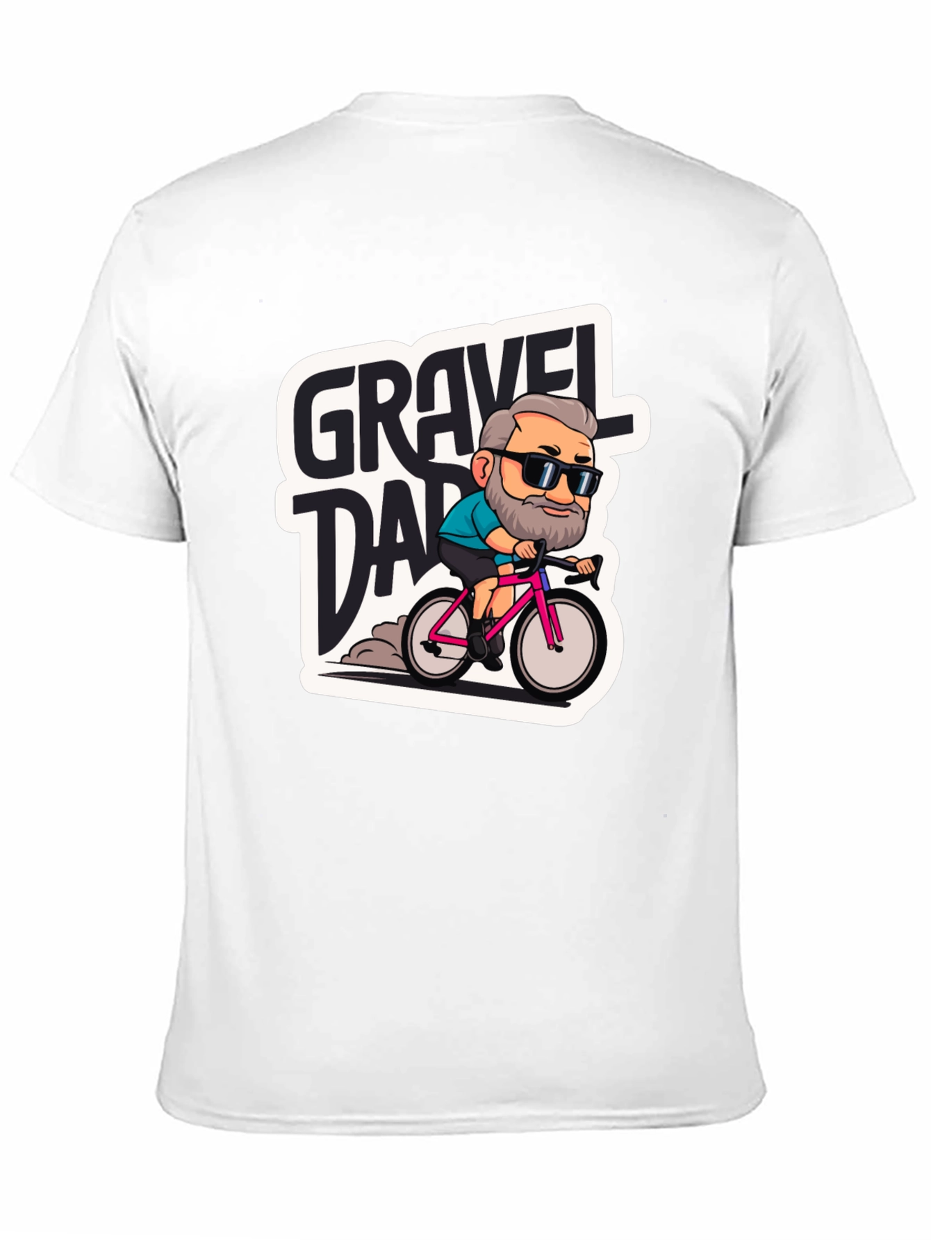 Gravel Dad Graphic Tee - Cycling Enthusiast T-Shirt