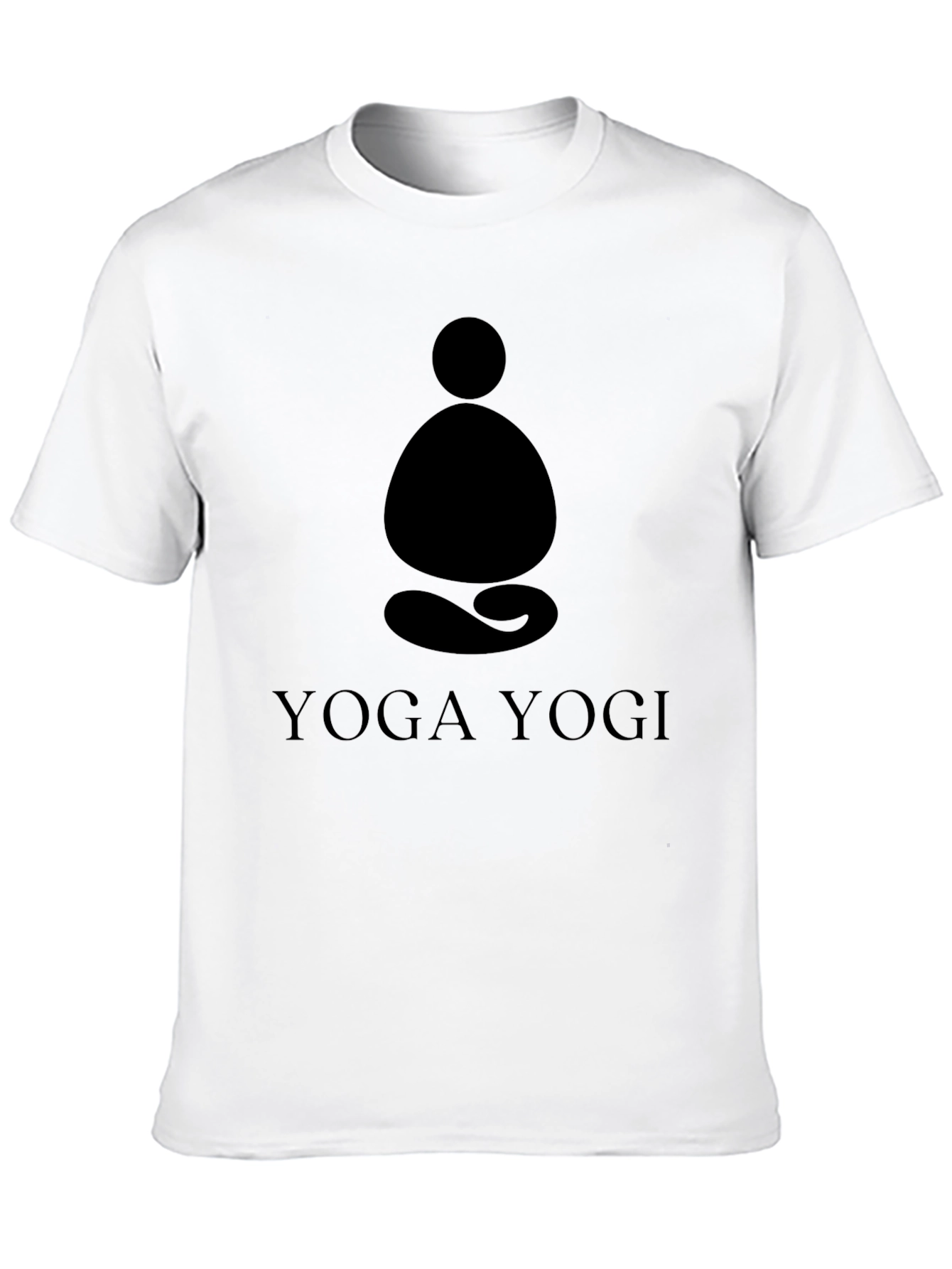 Yoga Yogi Graphic Tee - Meditating Figure Design