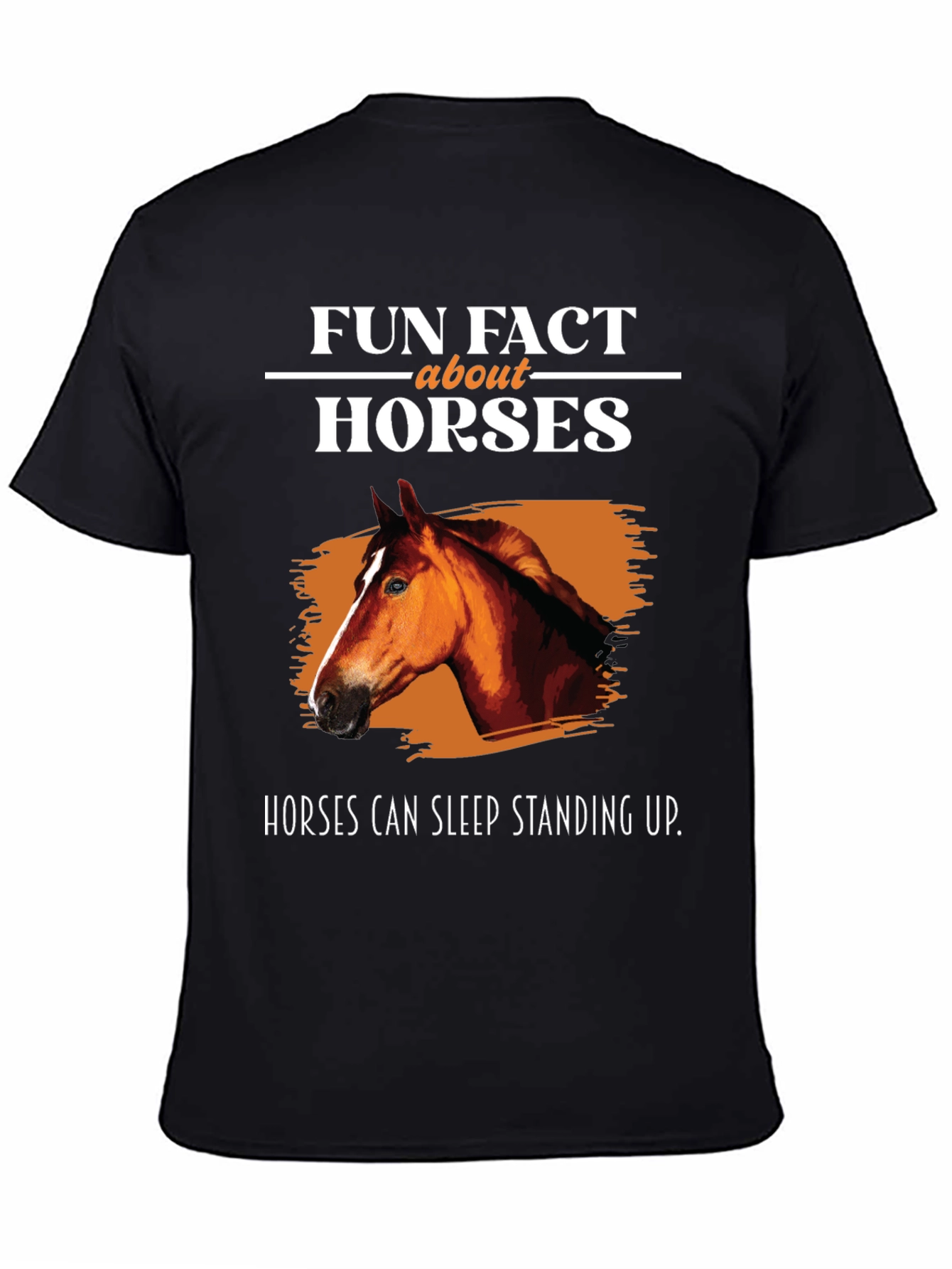 Fun Fact Horses Graphic T-Shirt