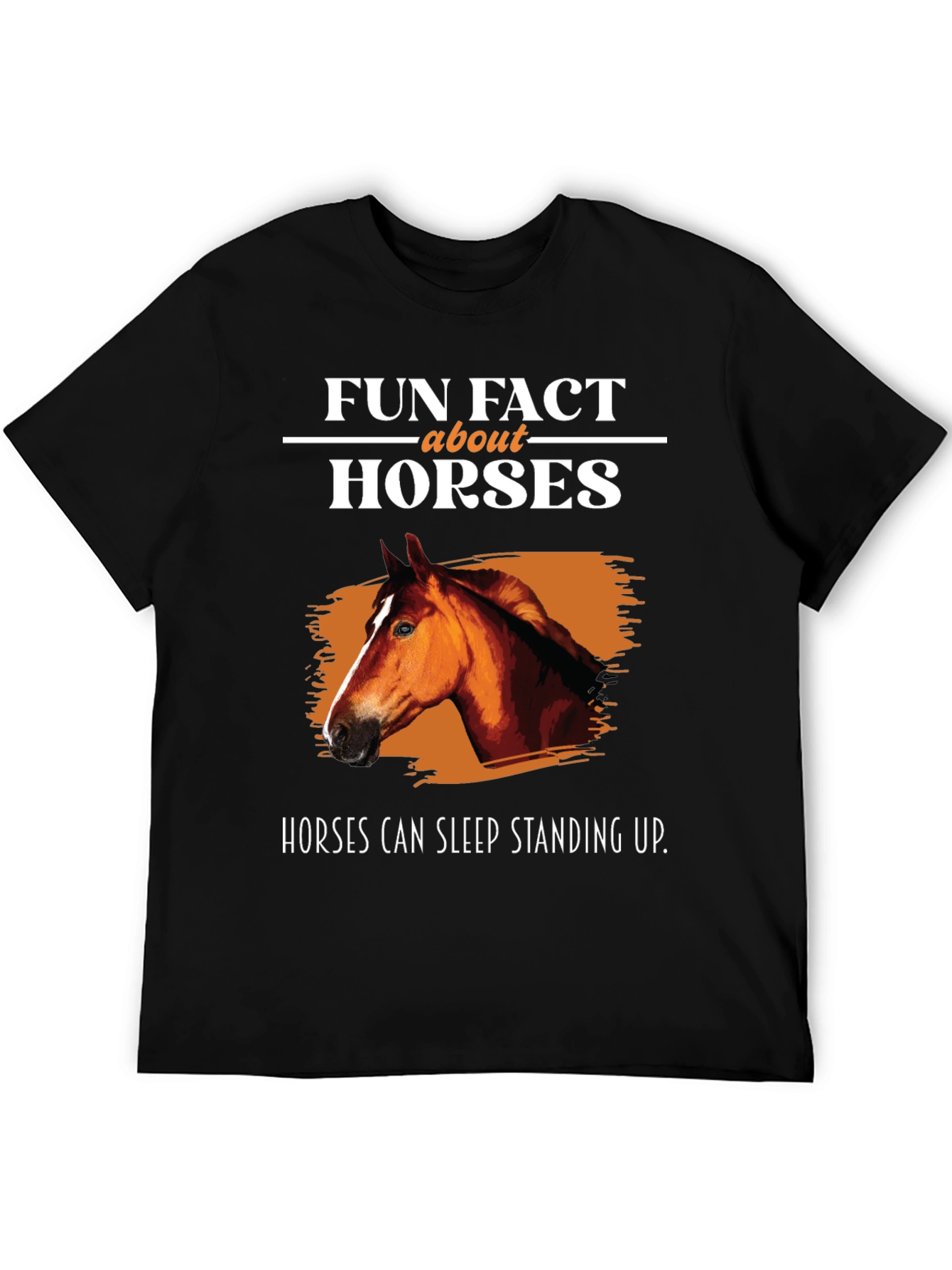 Fun Fact Horses Graphic T-Shirt