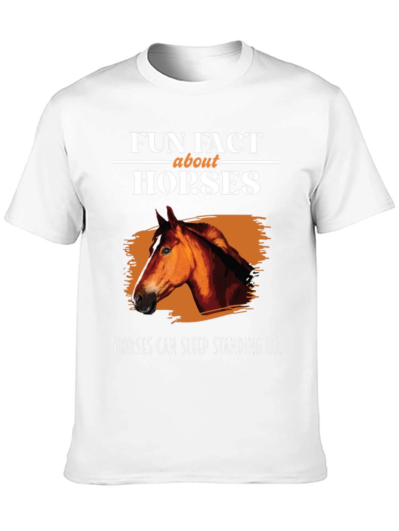 Fun Fact Horses Graphic T-Shirt