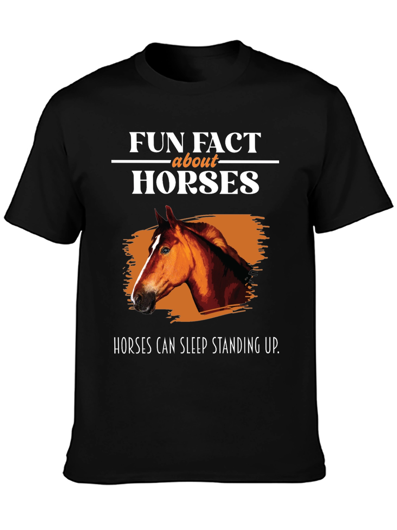 Fun Fact Horses Graphic T-Shirt
