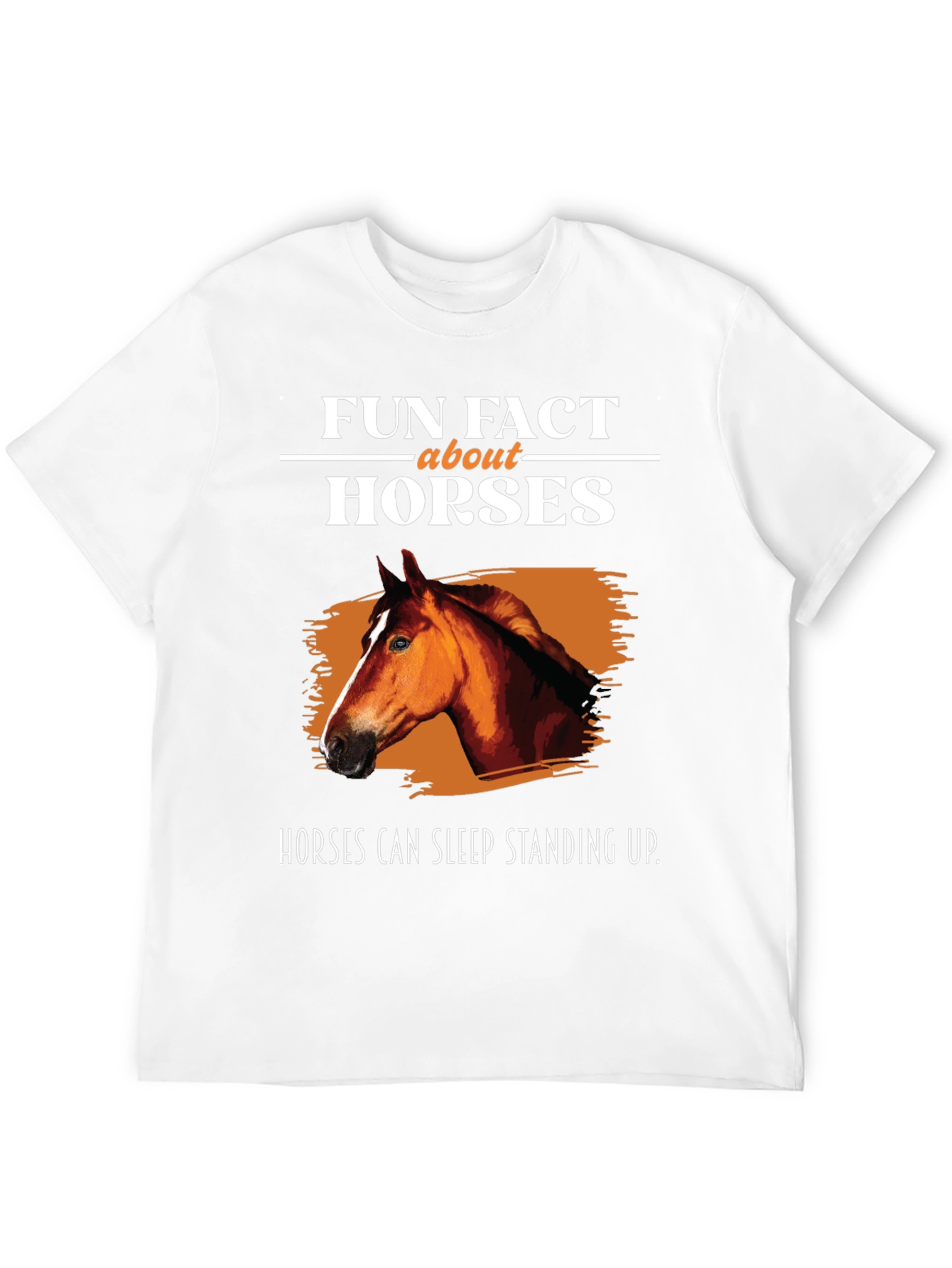 Fun Fact Horses Graphic T-Shirt