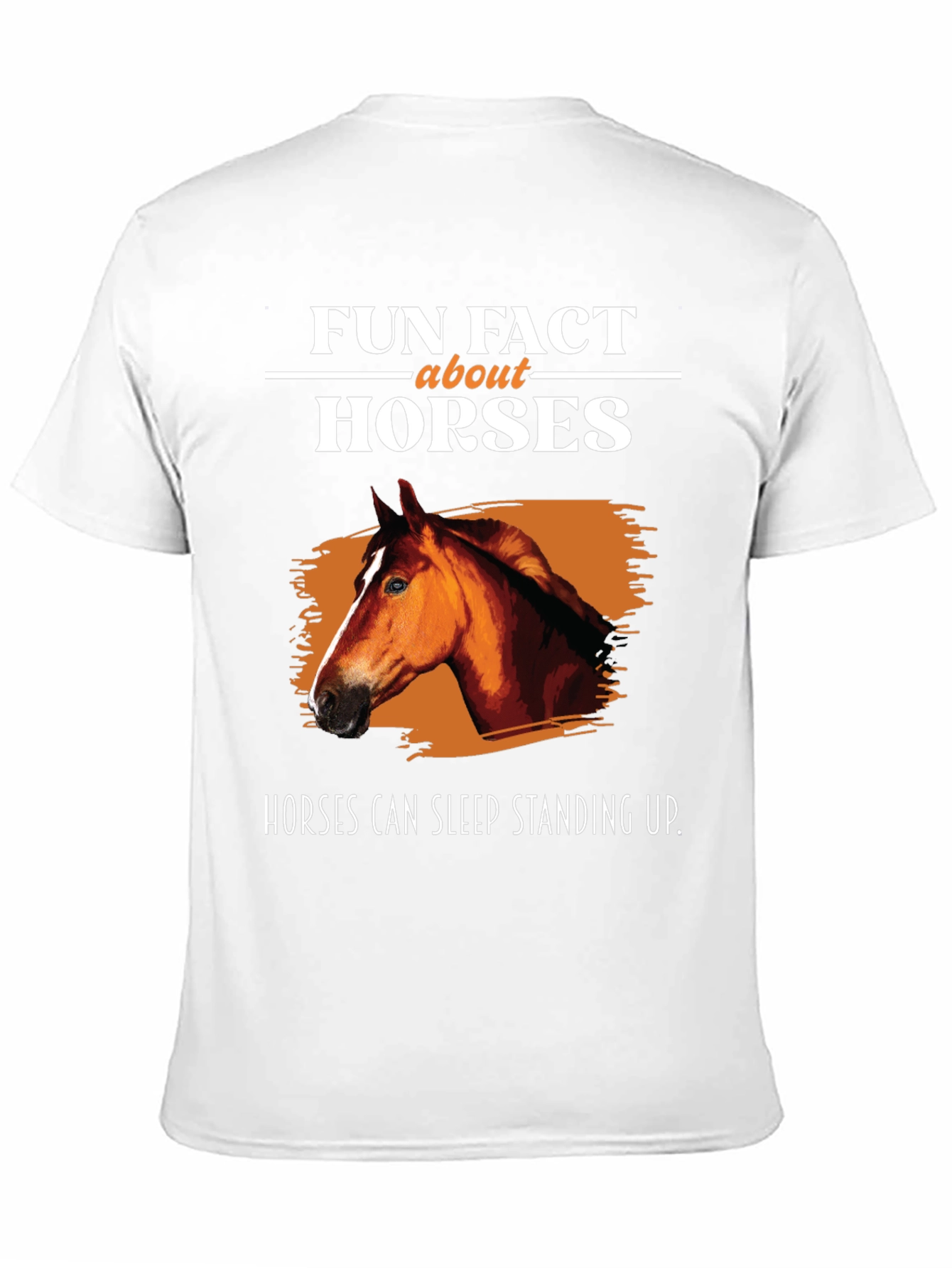 Fun Fact Horses Graphic T-Shirt