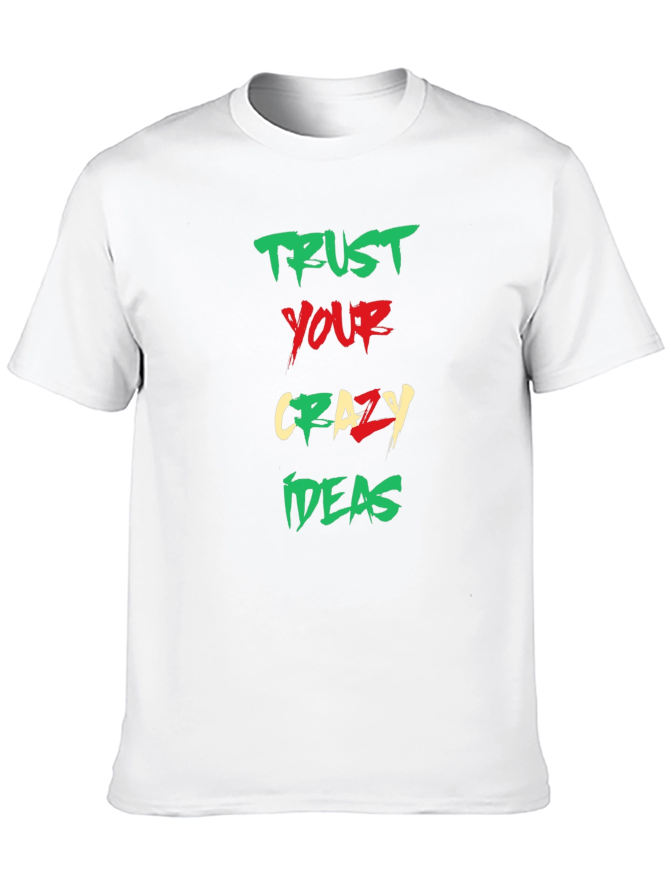 Trust Your Crazy Ideas Graphic Tee - Black
