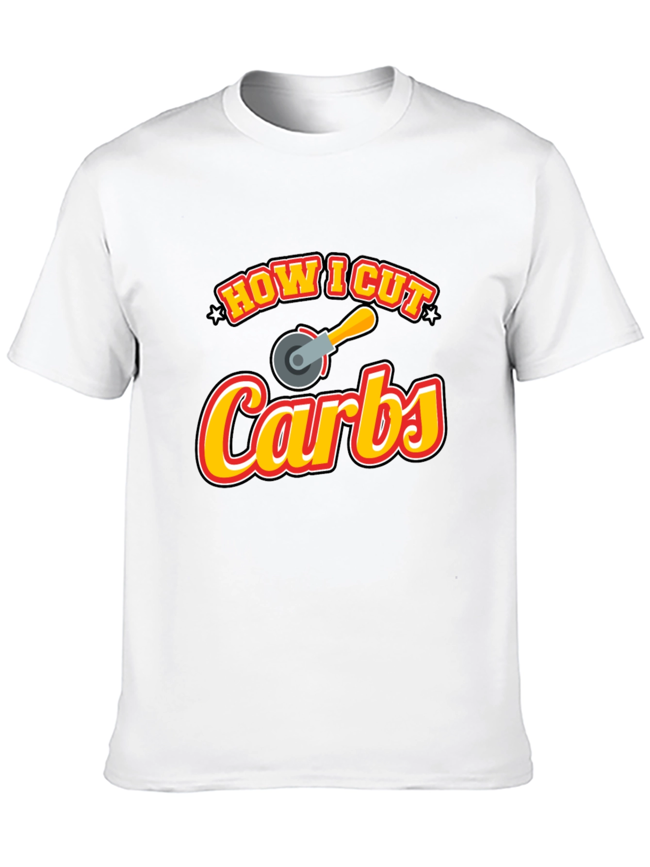 How I Cut Carbs Funny Graphic T-Shirt