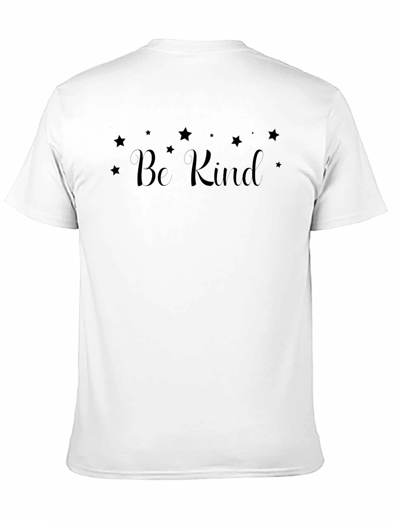 Be Kind Star Graphic Black Tee Shirt