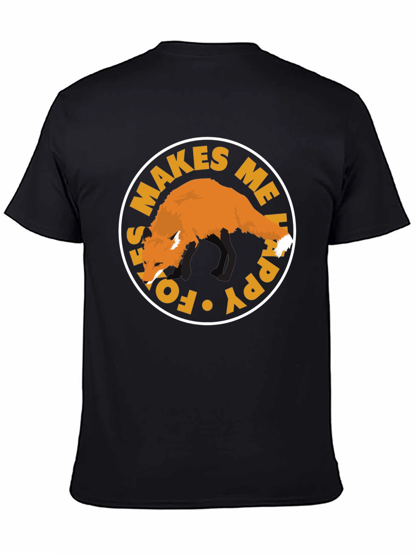 Fox Makes Me Happy Graphic T-Shirt