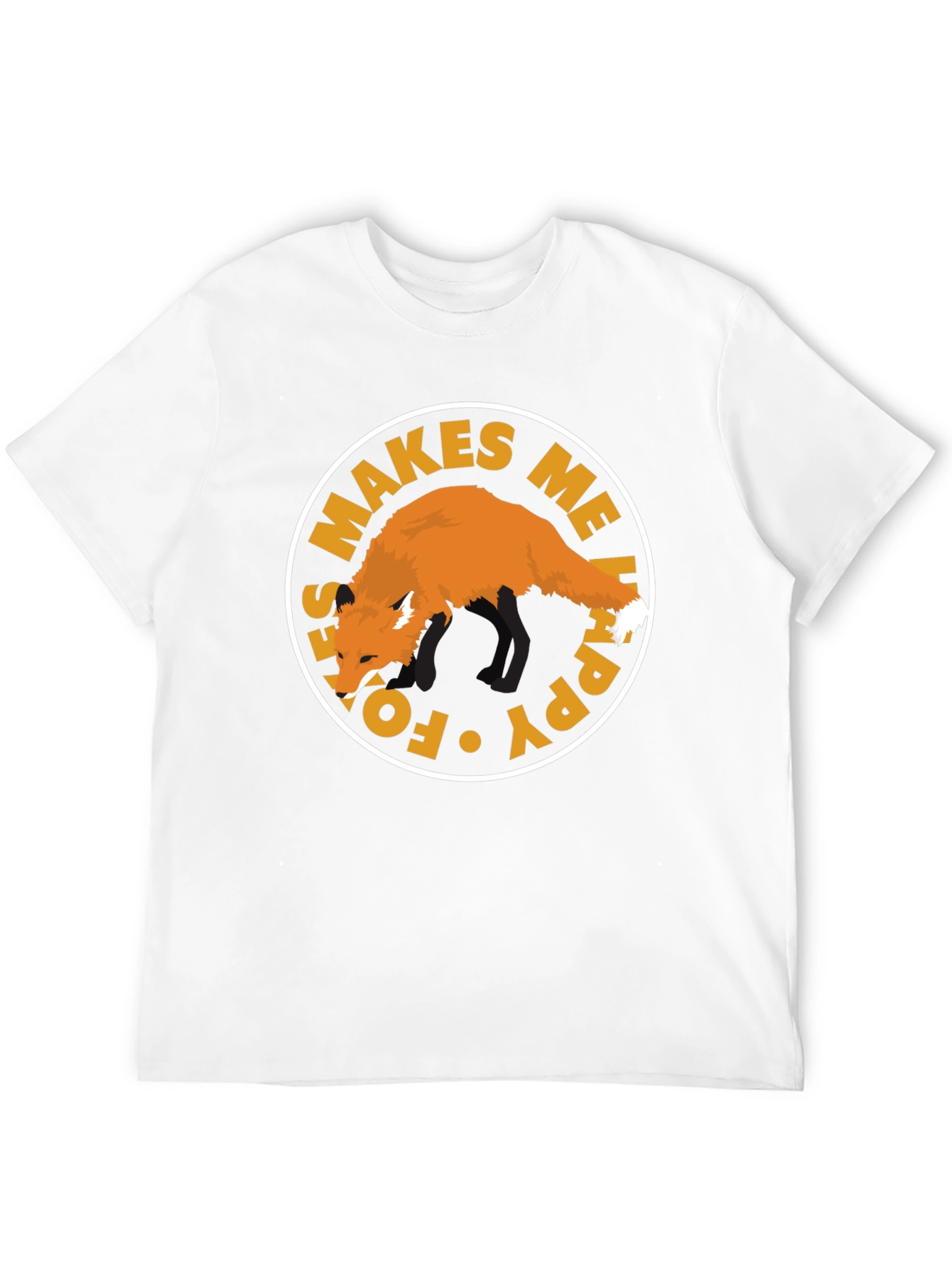 Fox Makes Me Happy Graphic T-Shirt