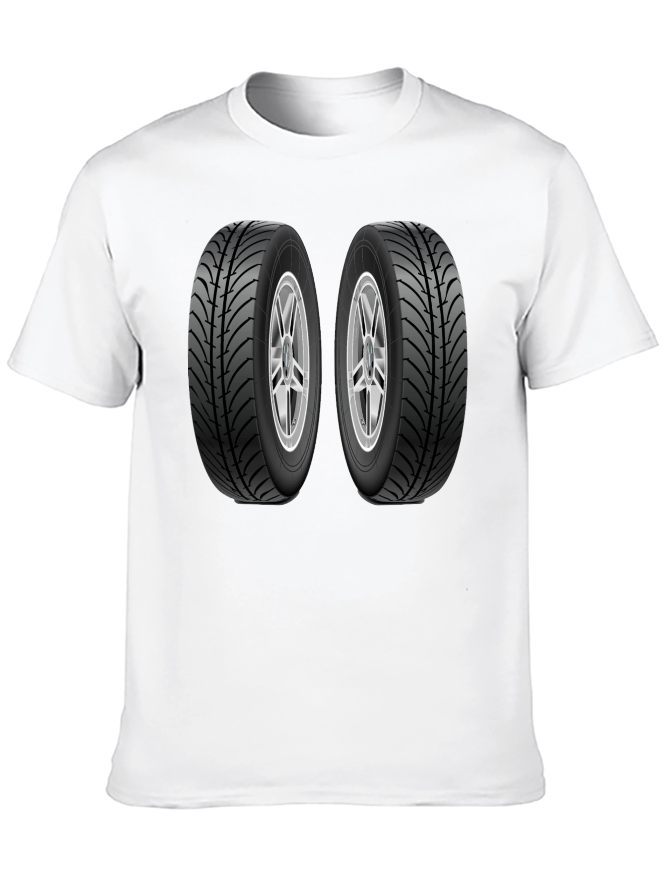 Black Tire Graphic Tee - Auto Enthusiast Apparel