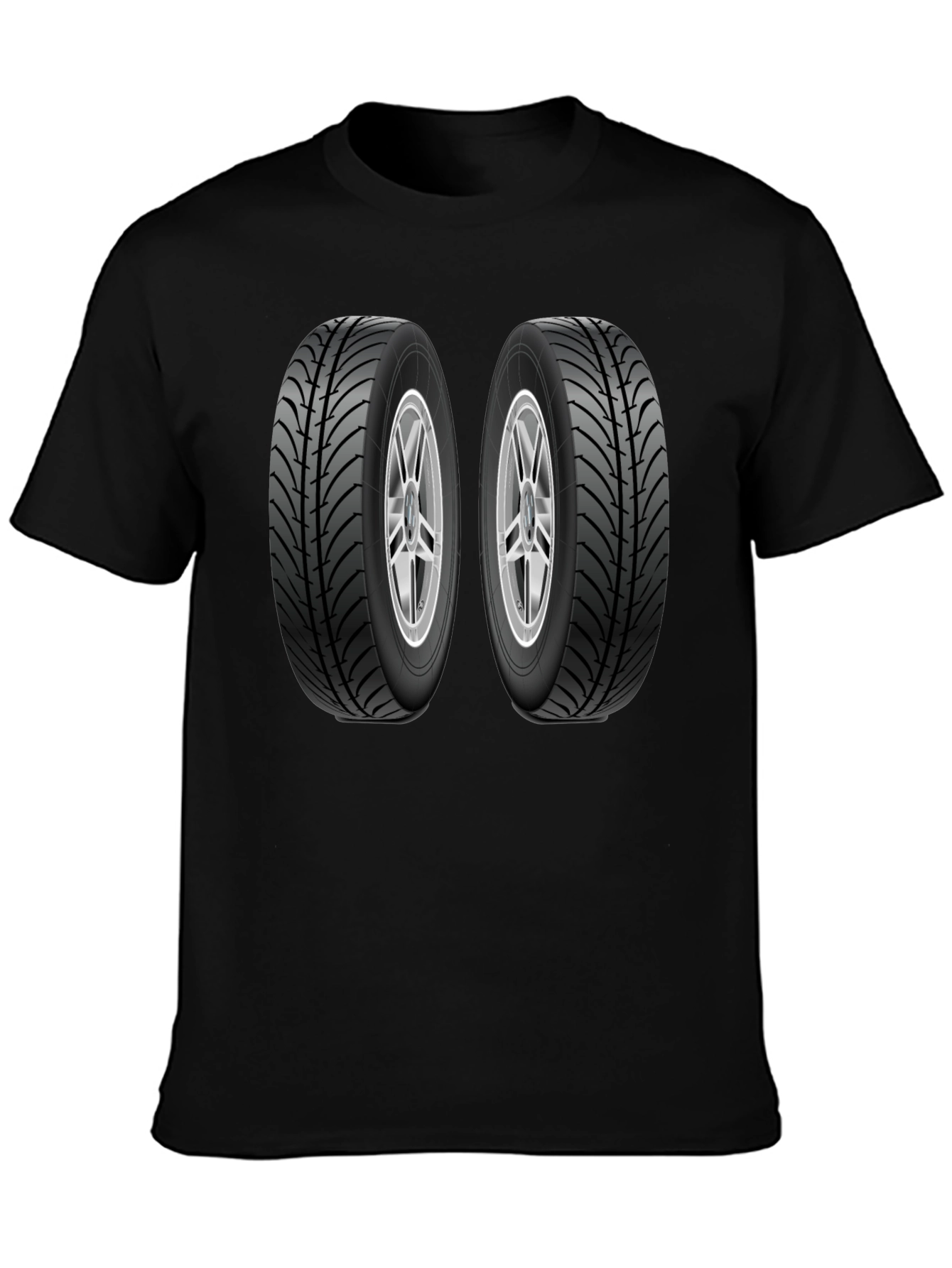 Black Tire Graphic Tee - Auto Enthusiast Apparel