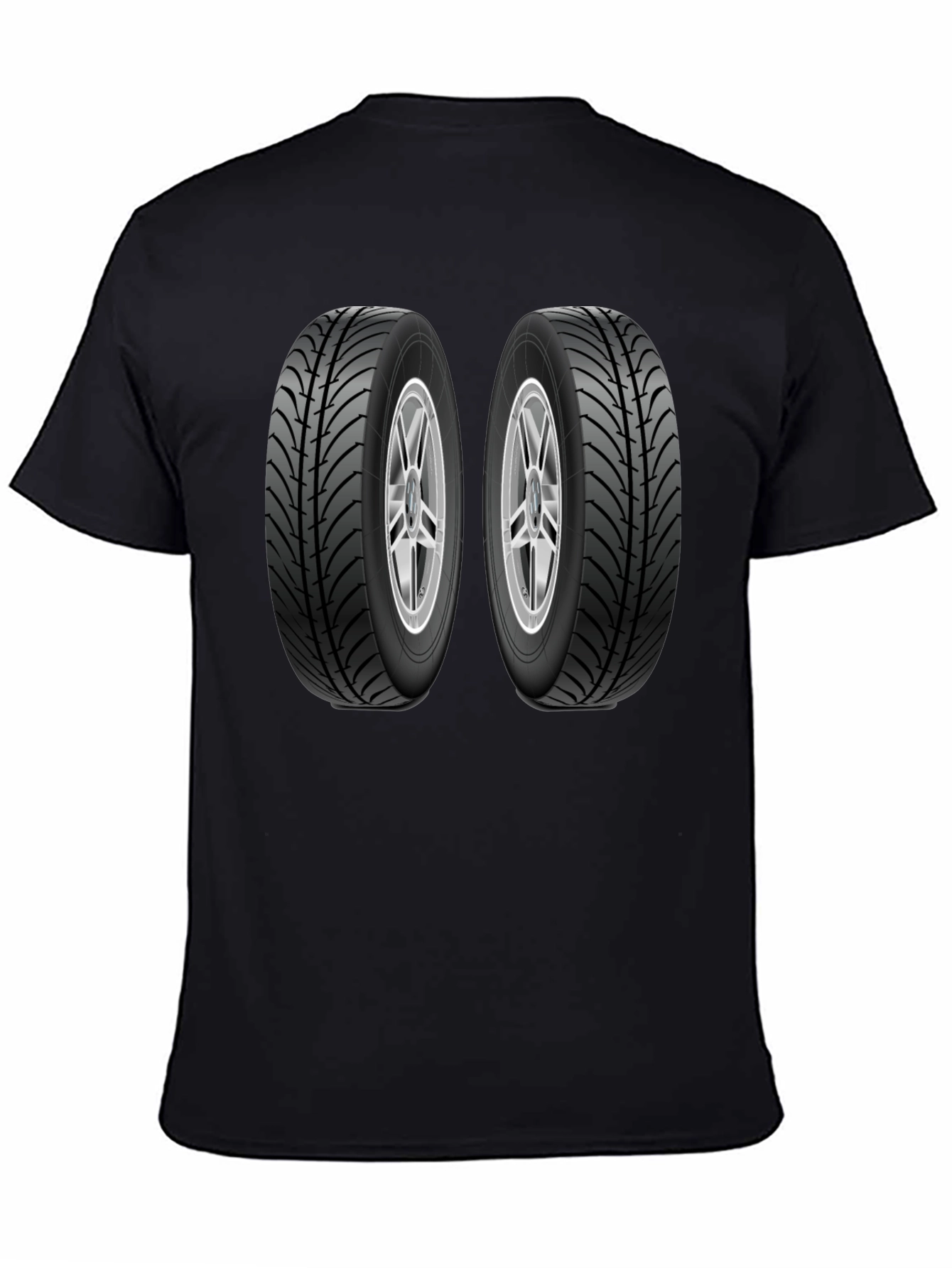 Black Tire Graphic Tee - Auto Enthusiast Apparel