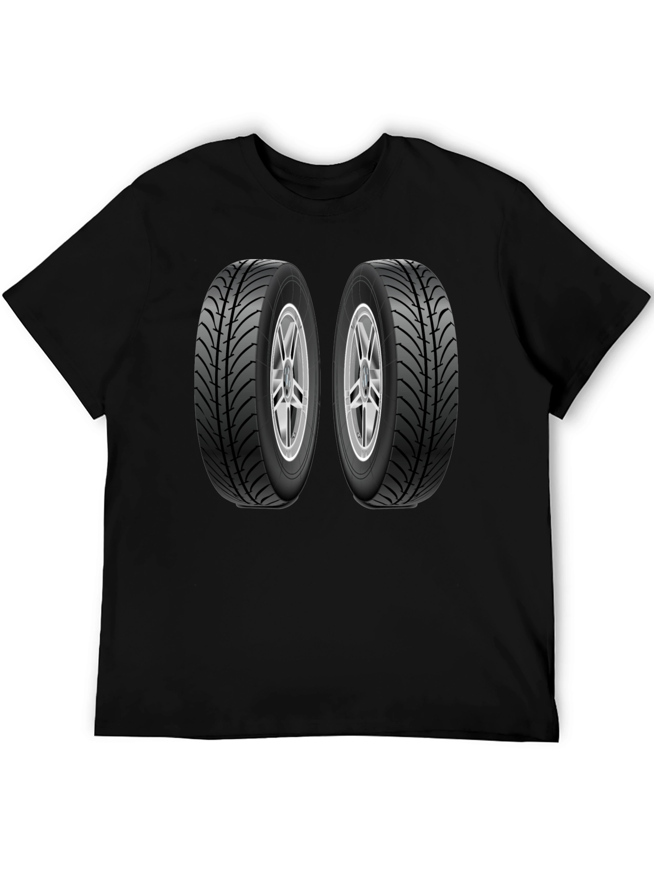 Black Tire Graphic Tee - Auto Enthusiast Apparel