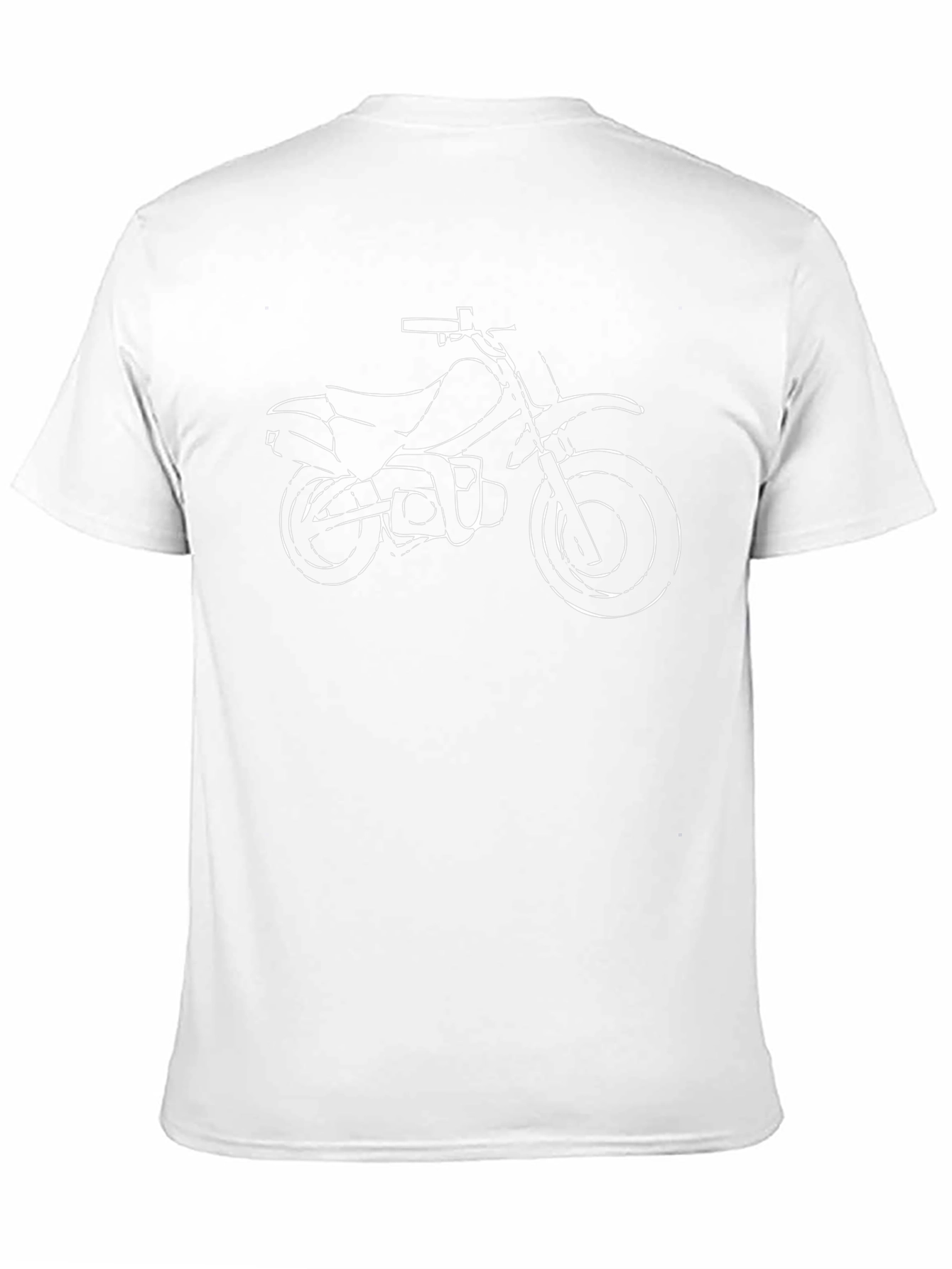 Motorcycle Graphic T-Shirt - Black Cotton Tee