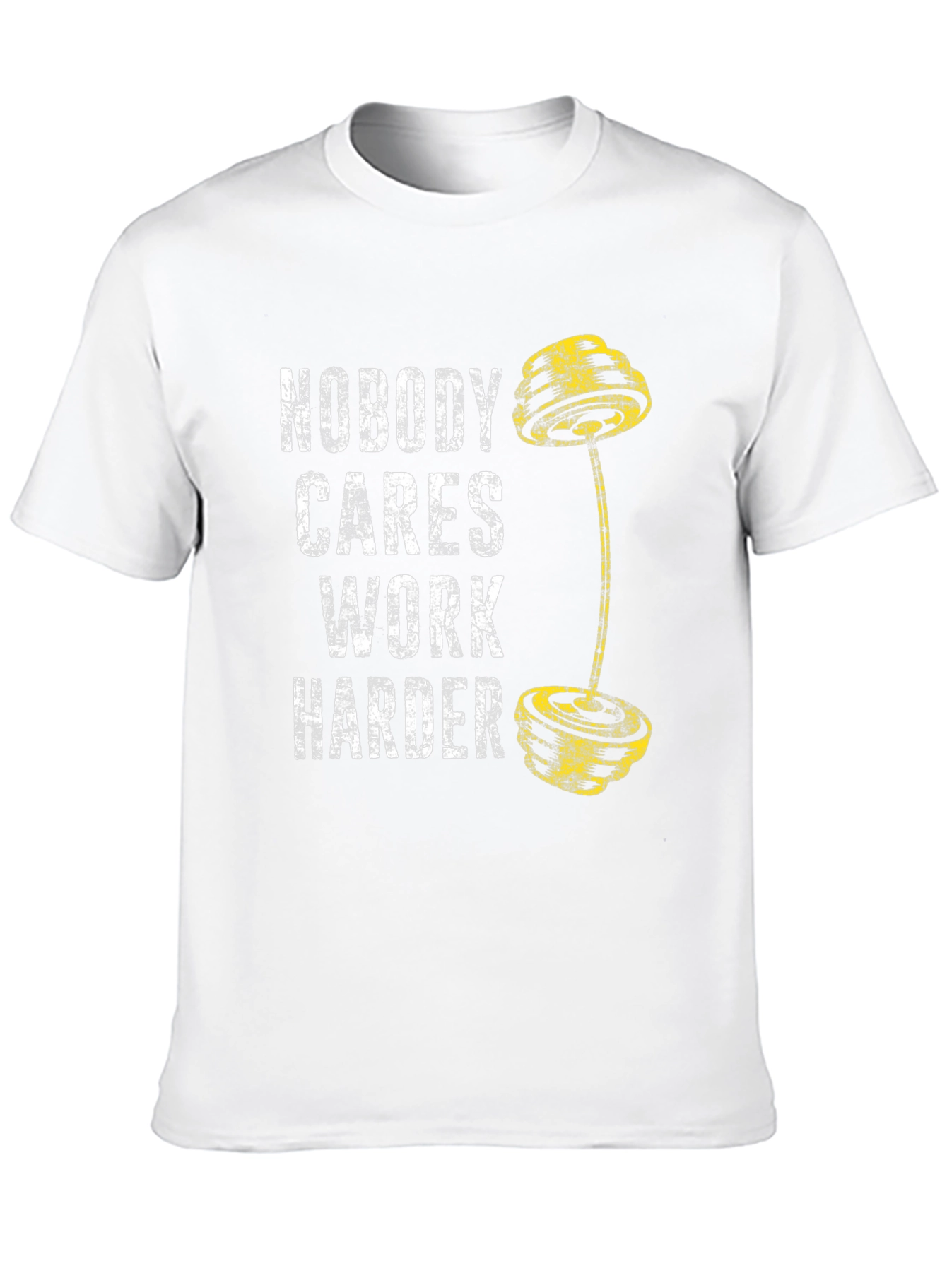 Nobody Cares Work Harder Gym T-Shirt