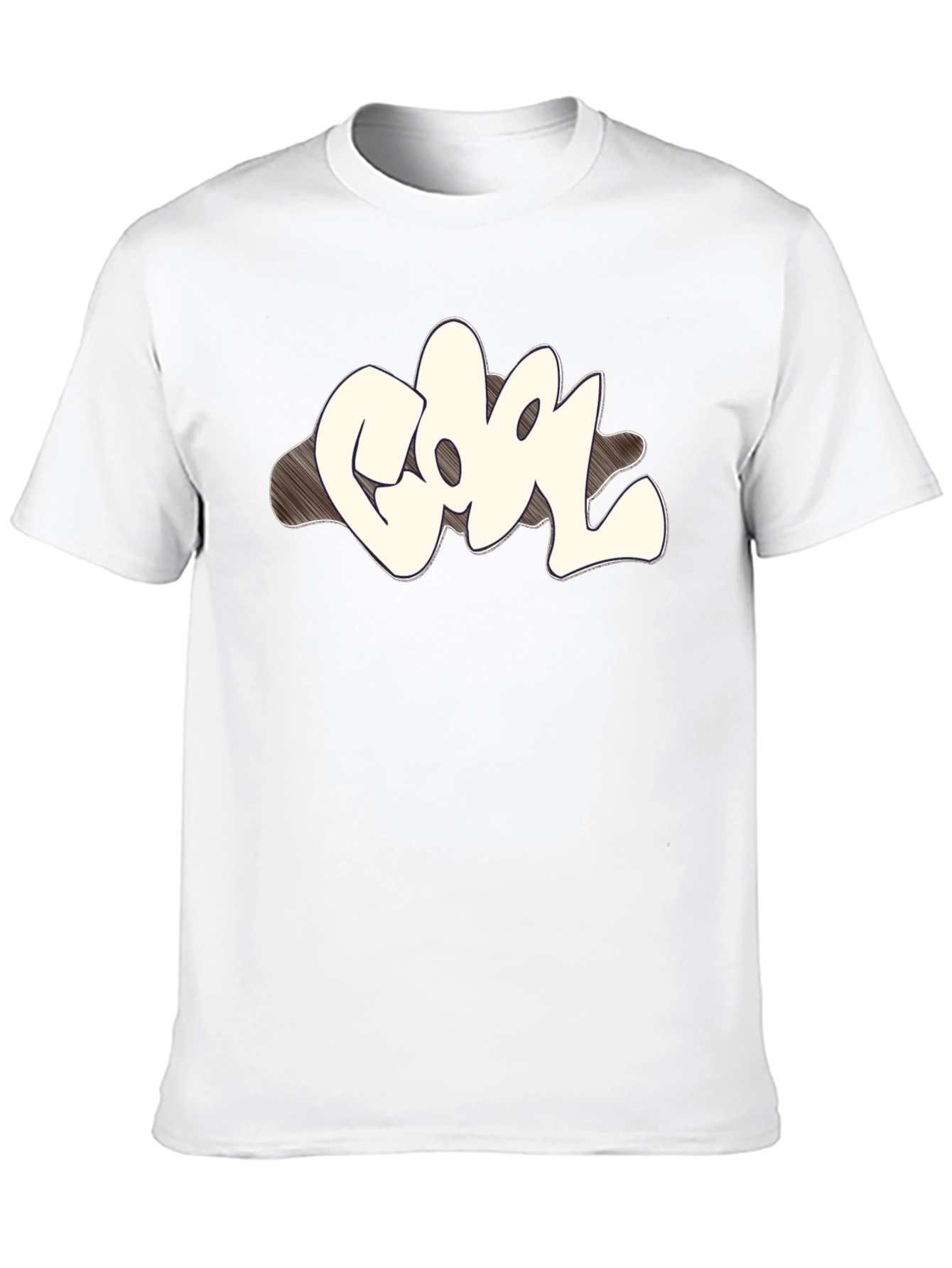 Cool Graffiti Style T-Shirt - Black