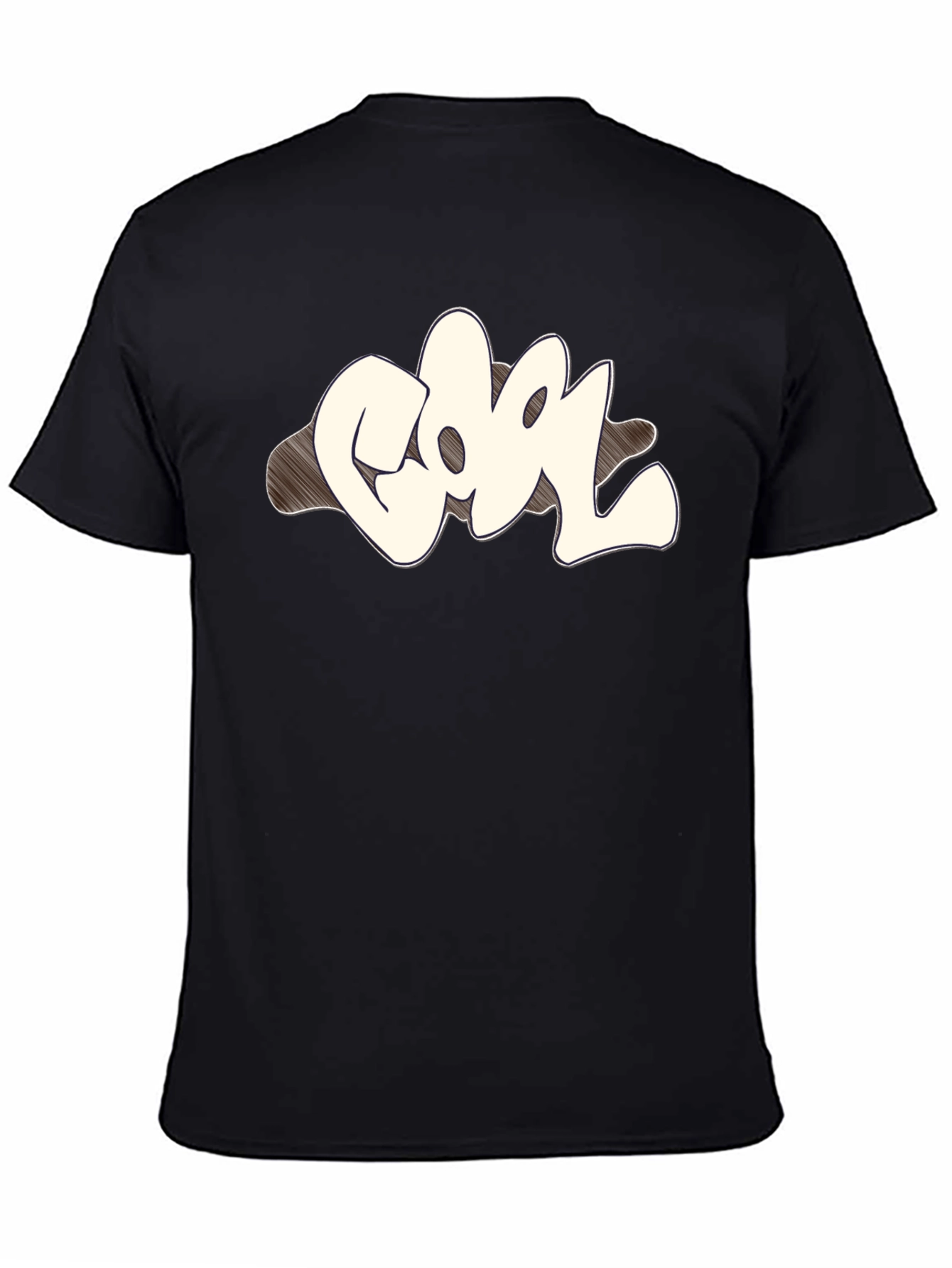 Cool Graffiti Style T-Shirt - Black