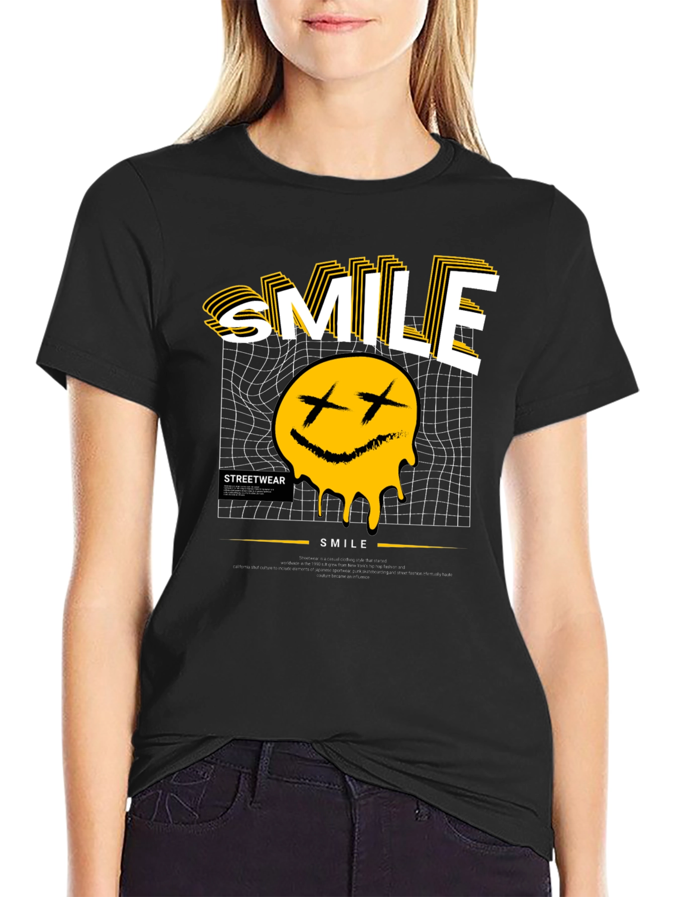 Smile Graphic Tee - Streetwear Style