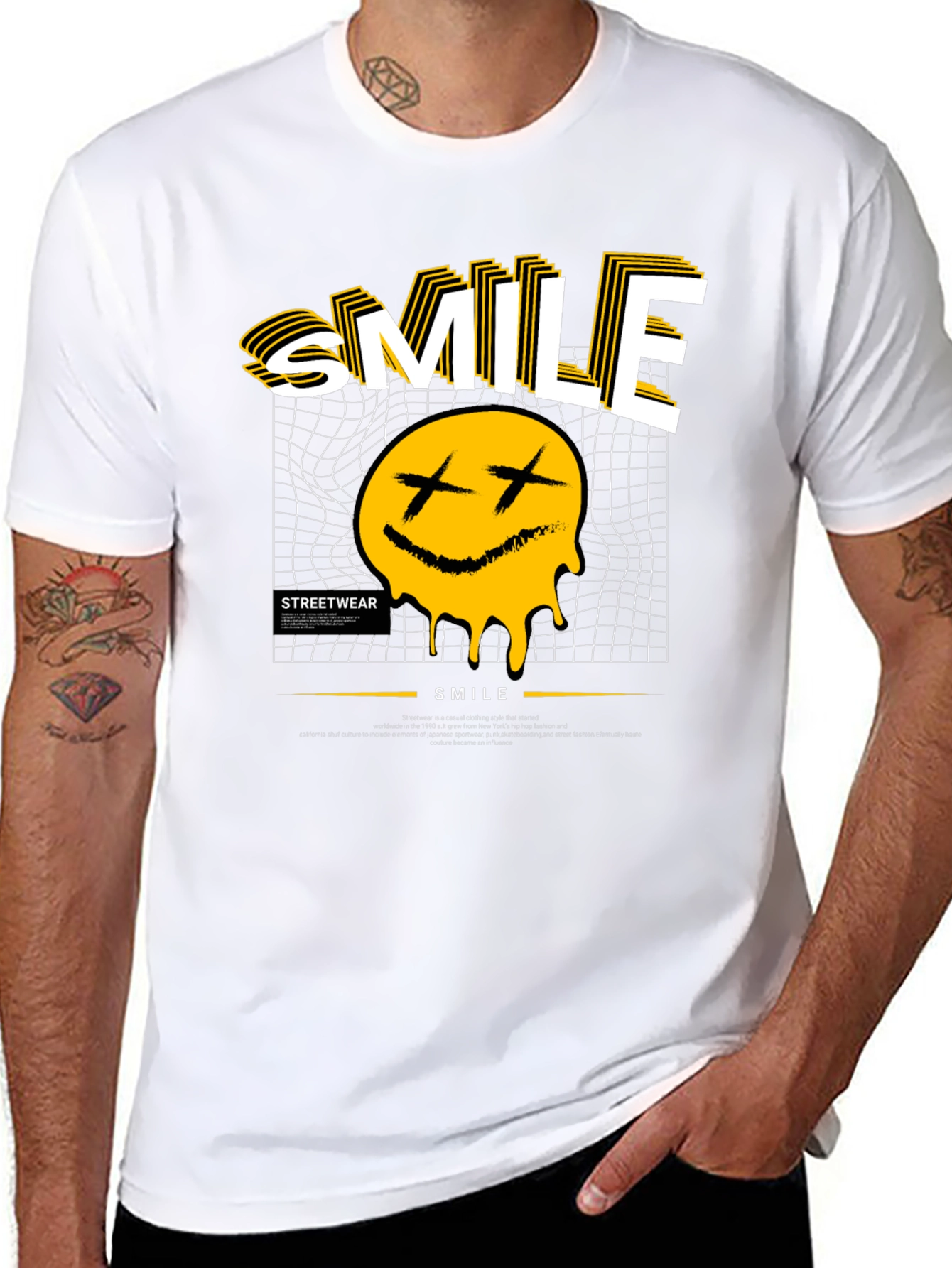 Smile Graphic Tee - Streetwear Style