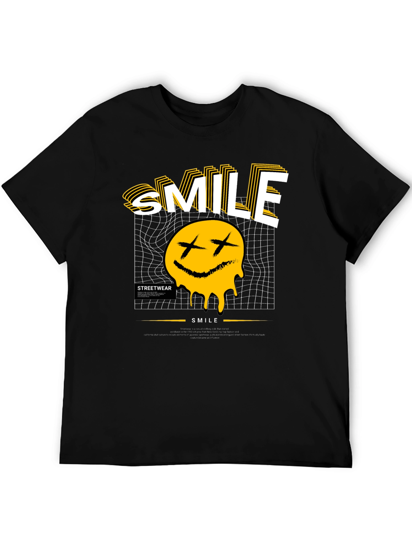 Smile Graphic Tee - Streetwear Style