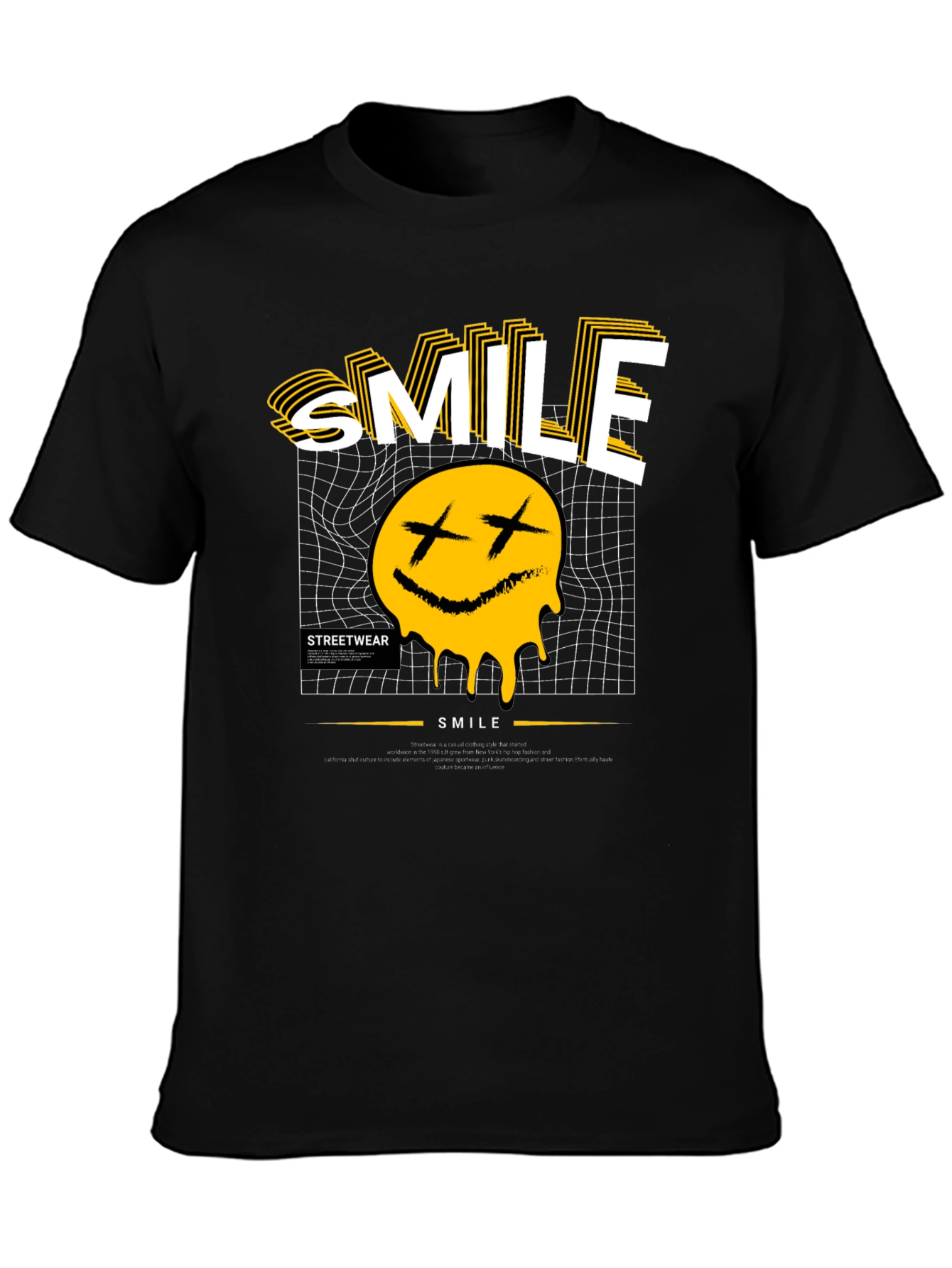 Smile Graphic Tee - Streetwear Style