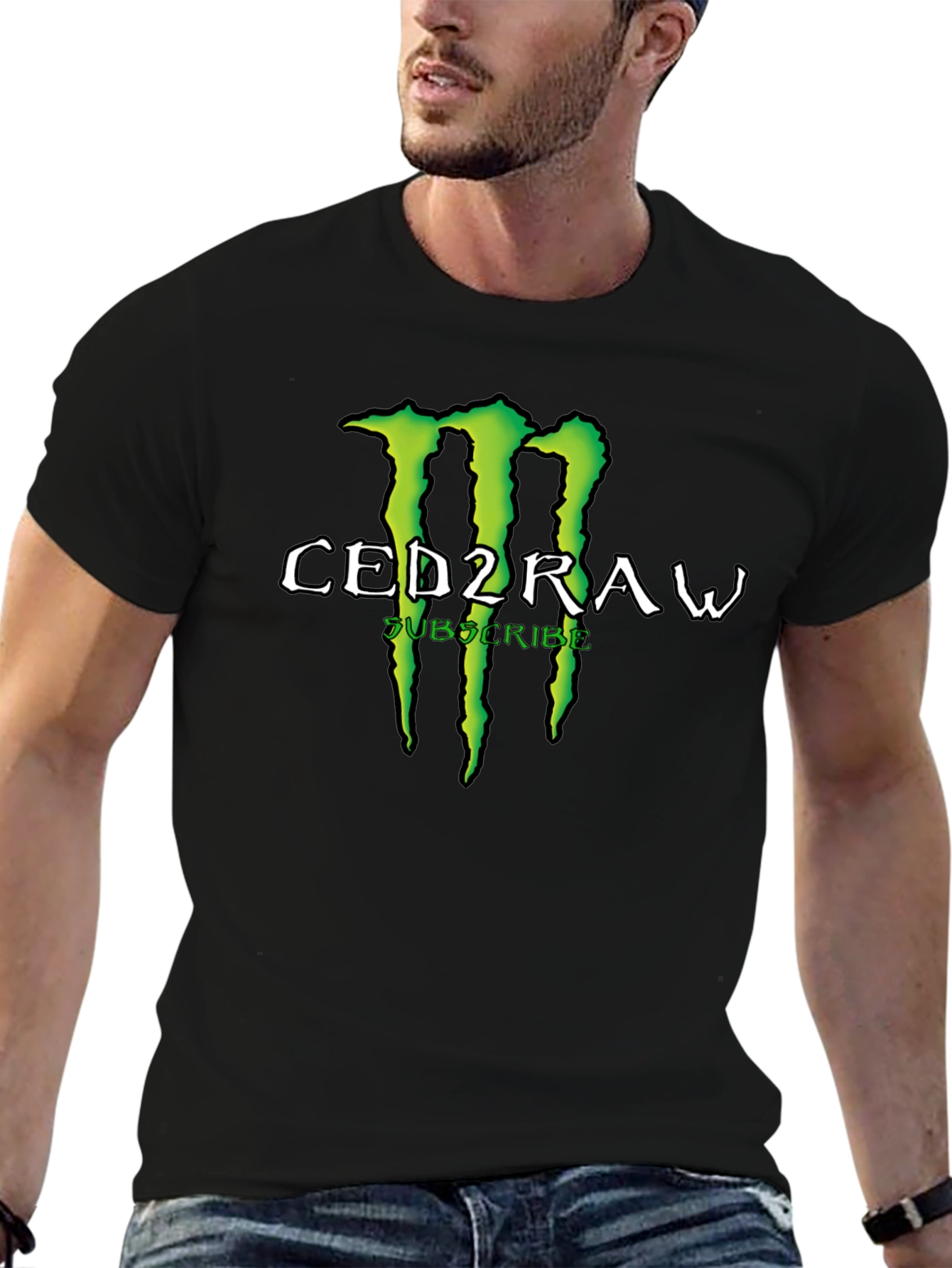CED2RAW Subscribe Graphic Print T-Shirt