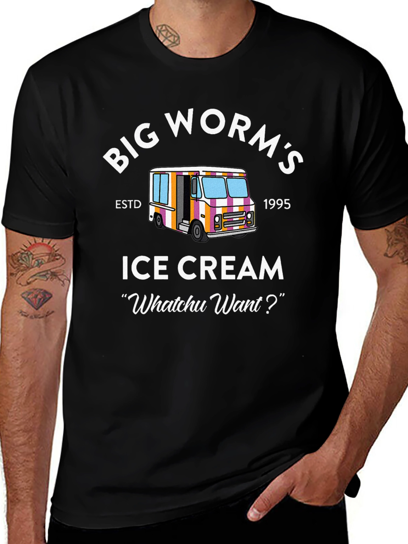 Big Worms Ice Cream T-Shirt -