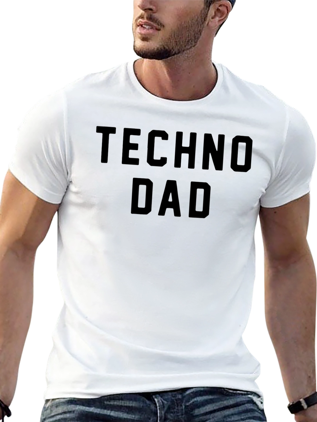 Techno Dad T-Shirt - Cool Fathers Day Gift