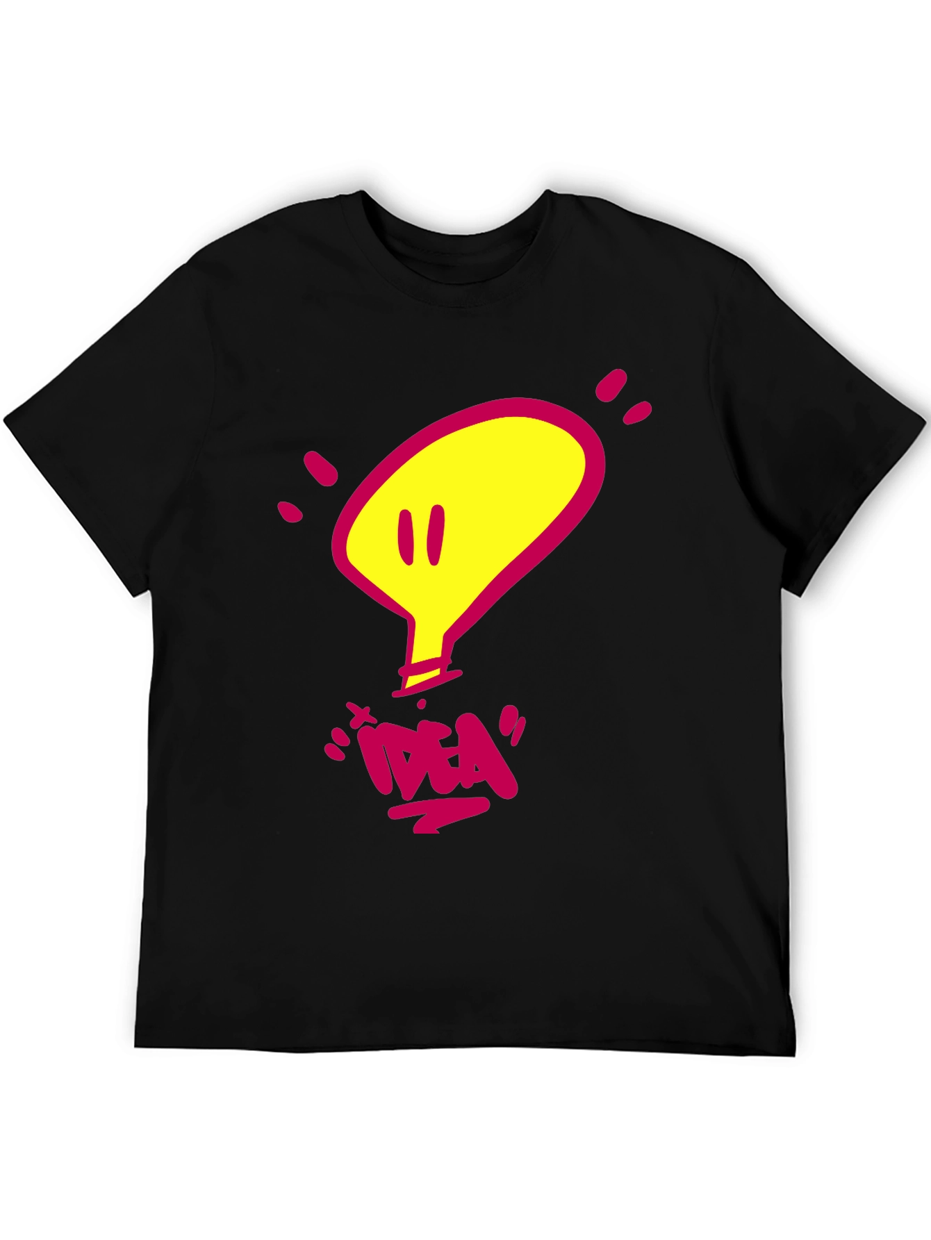 Idea Light Bulb Graphic T-Shirt