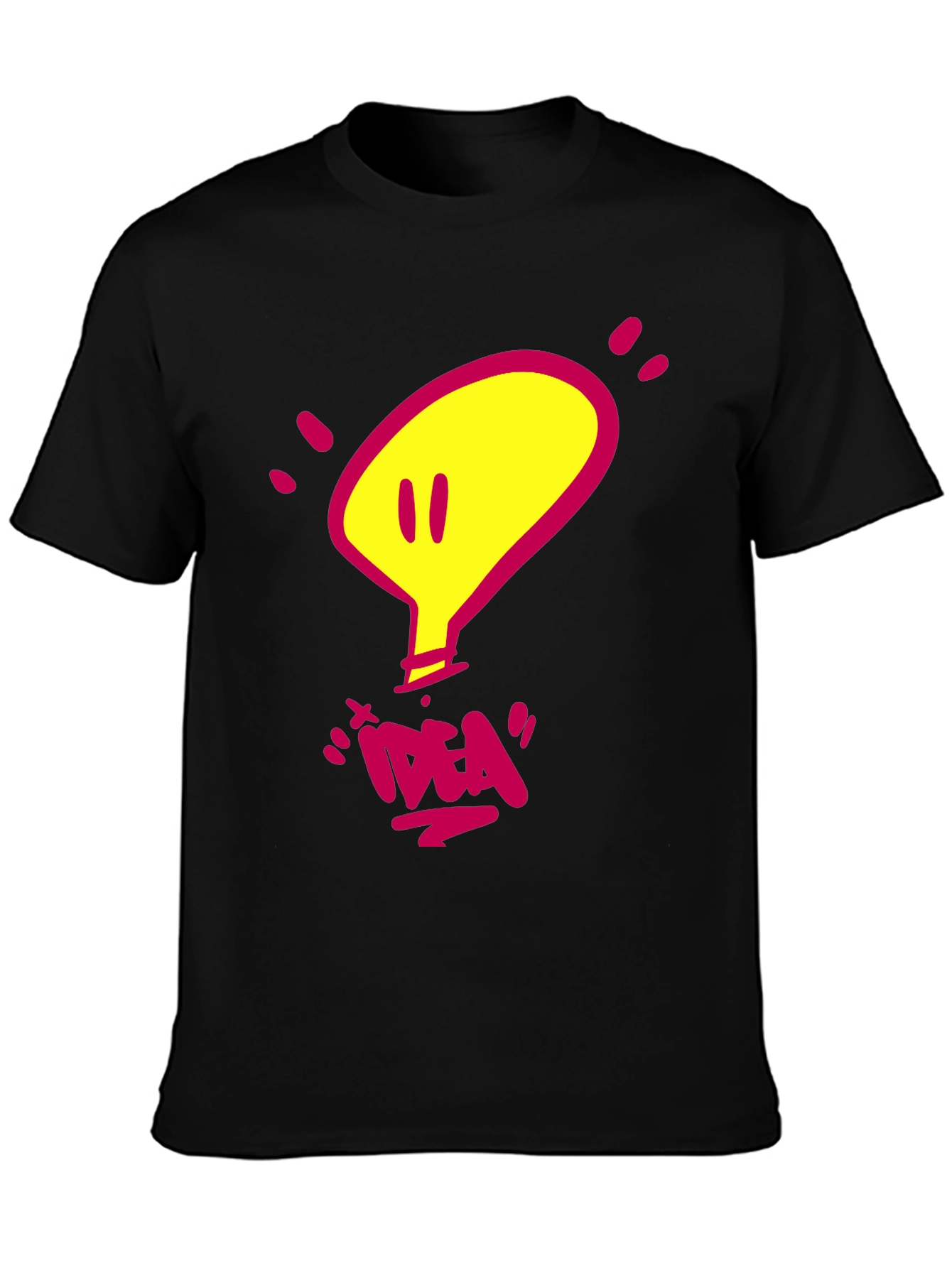 Idea Light Bulb Graphic T-Shirt