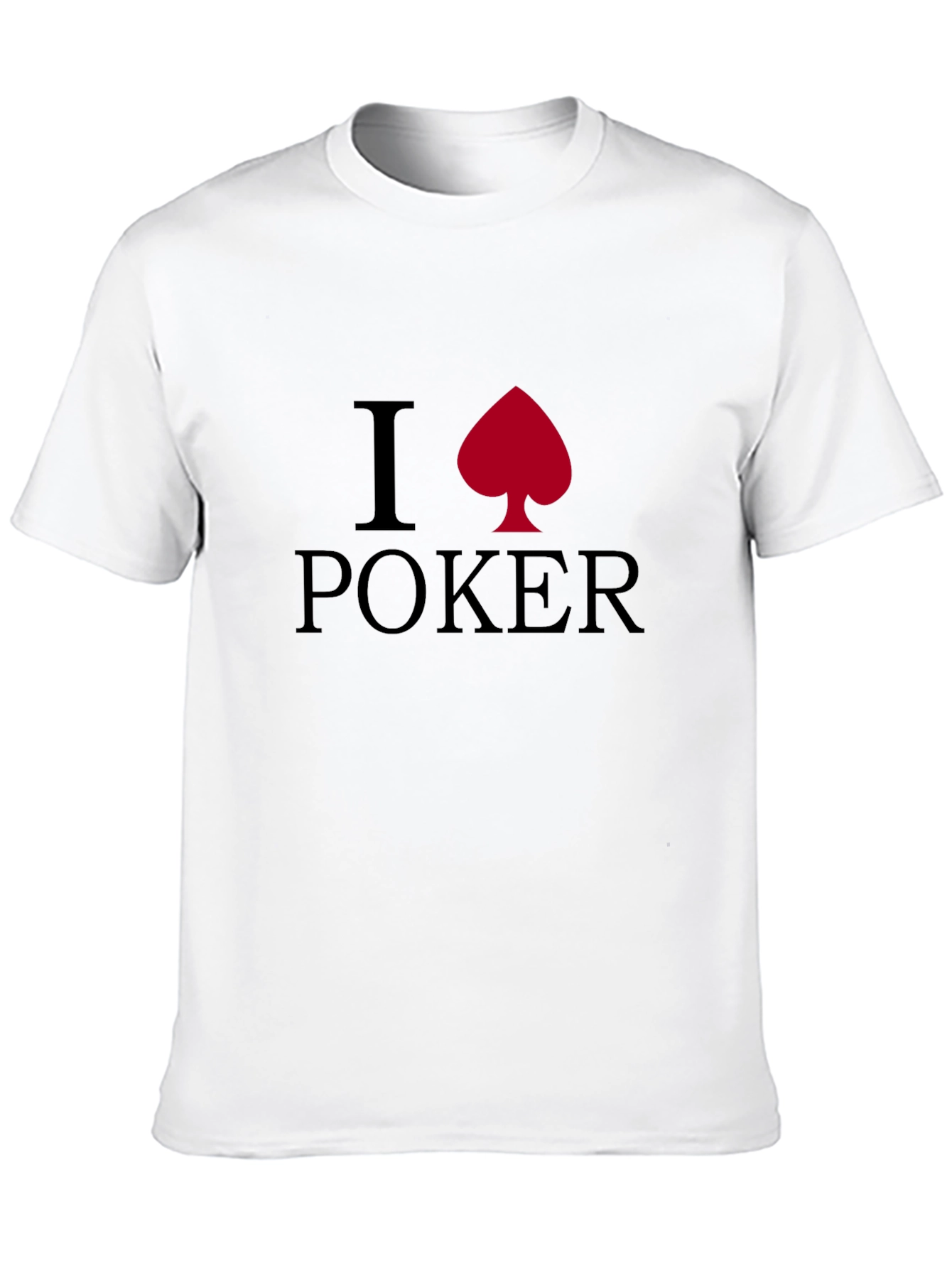 I Heart Poker T-Shirt - Spade Design