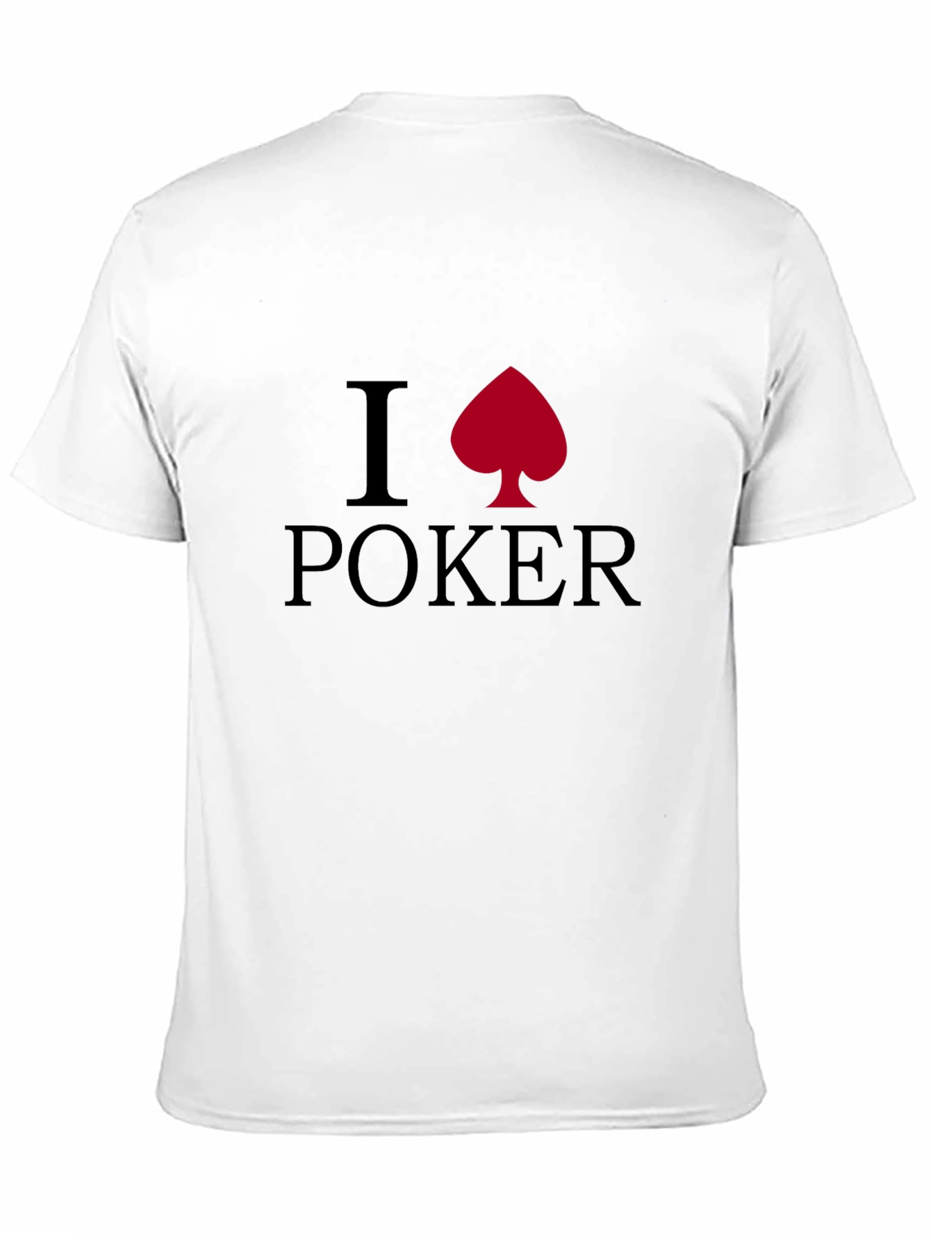 I Heart Poker T-Shirt - Spade Design