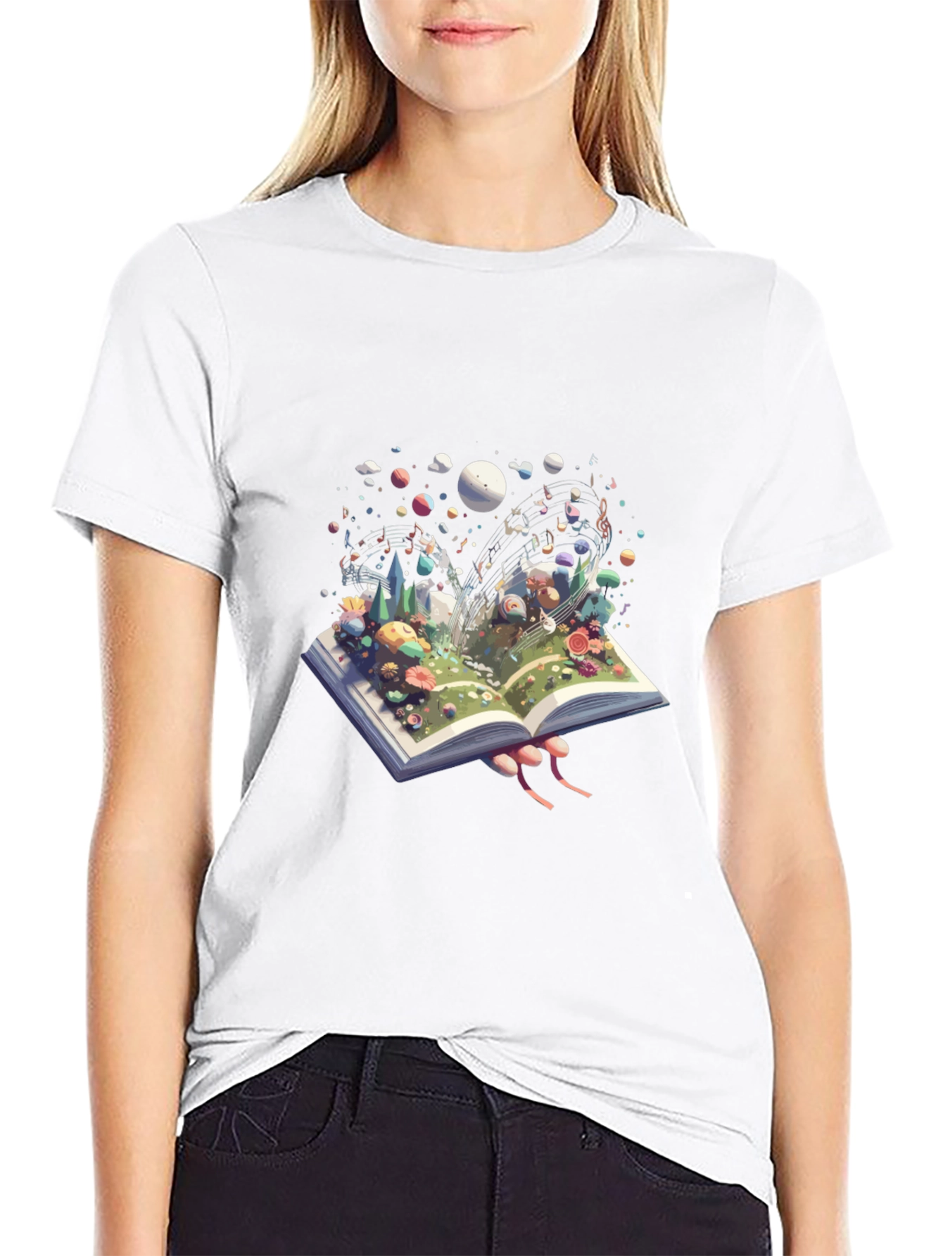 Storybook T-Shirt - Unique Fantasy Scene Design