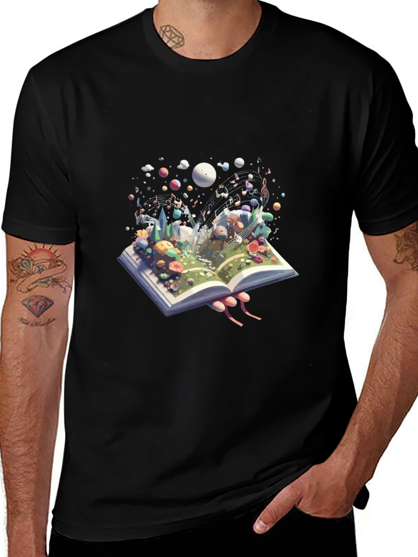 Storybook T-Shirt - Unique Fantasy Scene Design