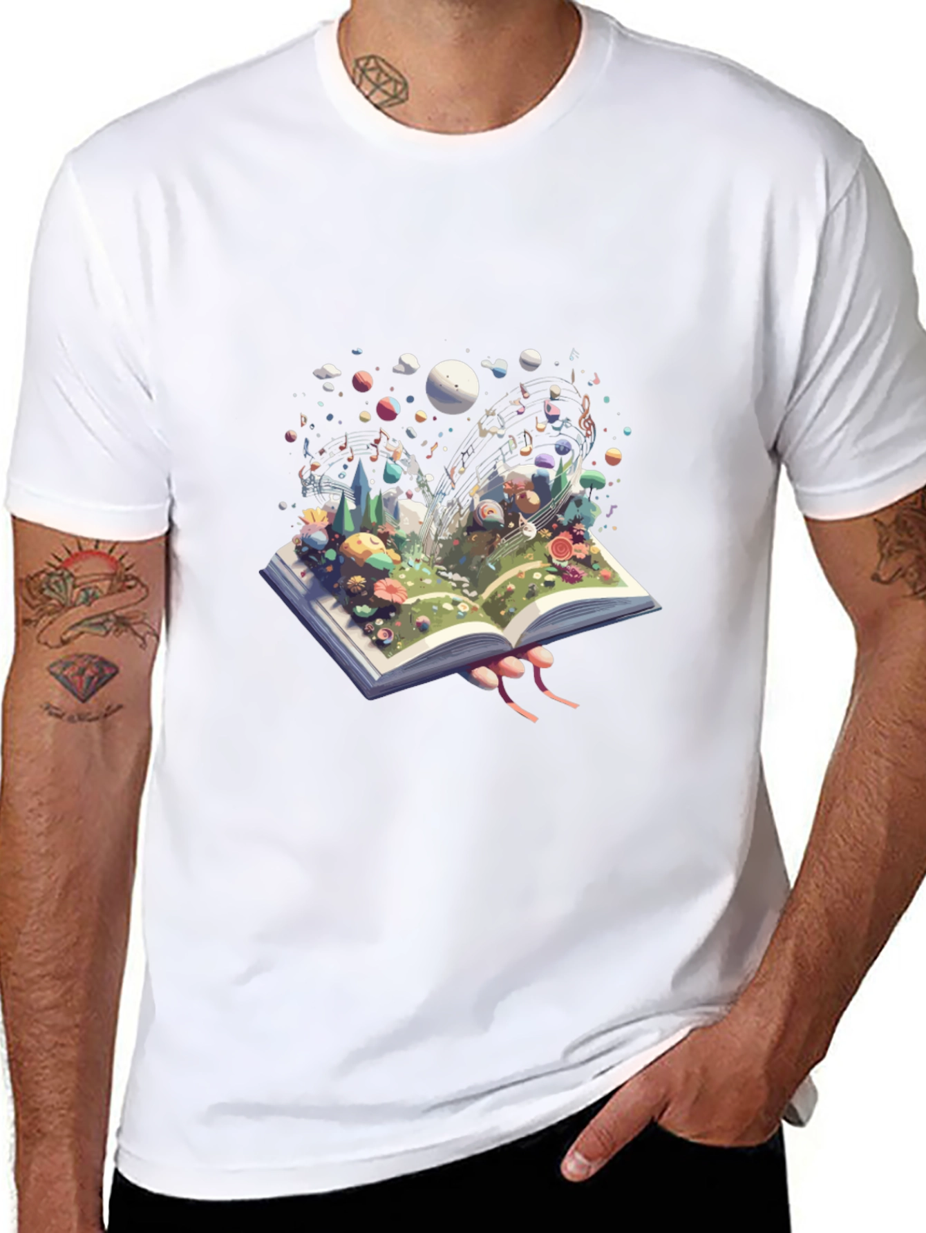 Storybook T-Shirt - Unique Fantasy Scene Design
