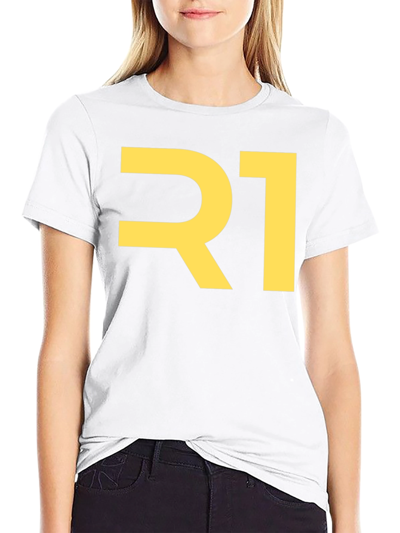 Bold R1 Graphic Tee - Black