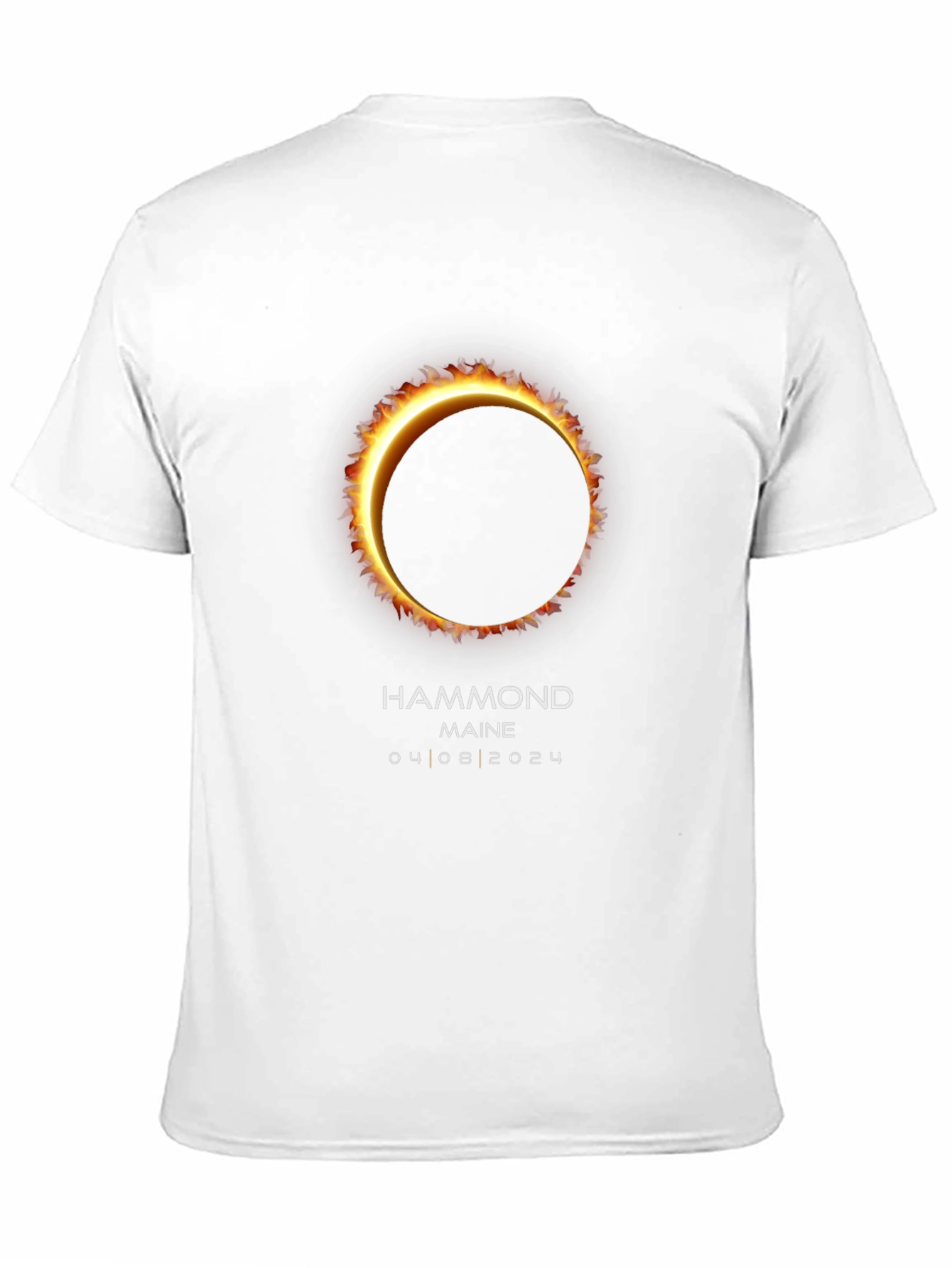 Total Solar Eclipse T-Shirt - Hammond Maine 04/08/2024