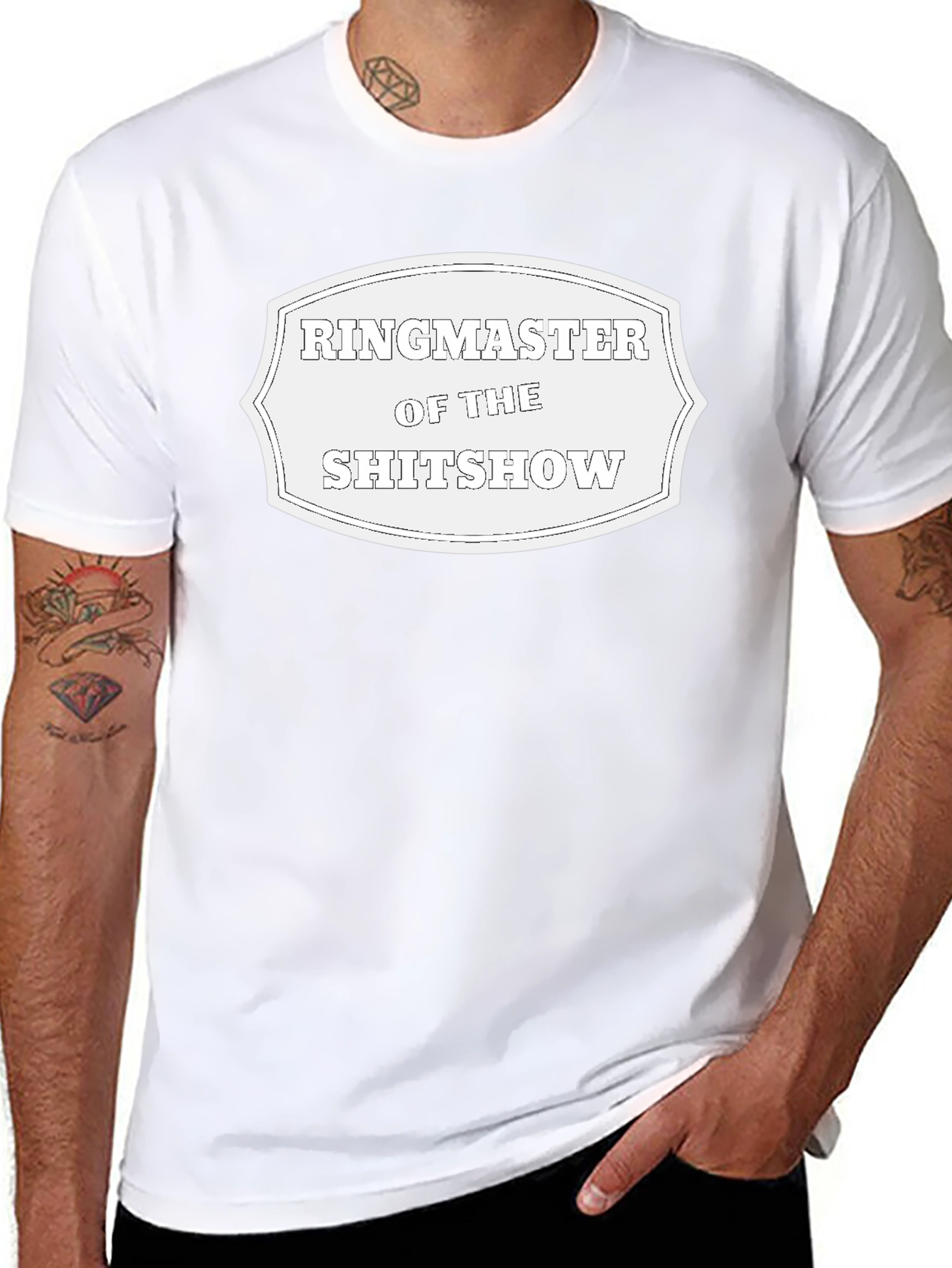 Ringmaster of the Sh*tshow Black T-Shirt