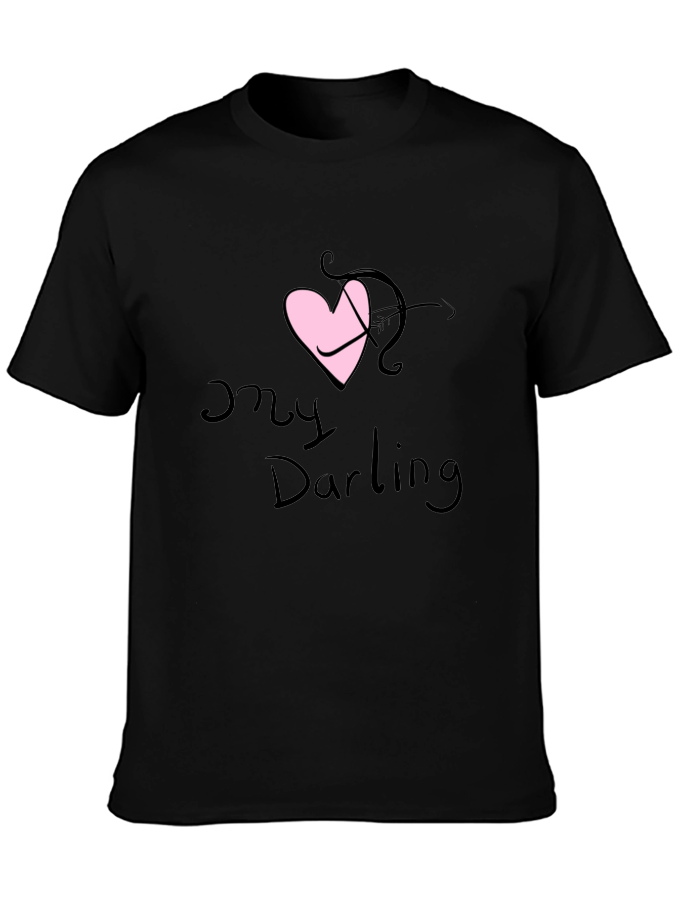 My Darling Cupid Arrow Heart Valentines T-Shirt